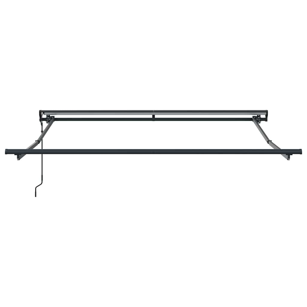 vidaXL Cortina Retractabilă Roșu și Alb 350 x 250 cm