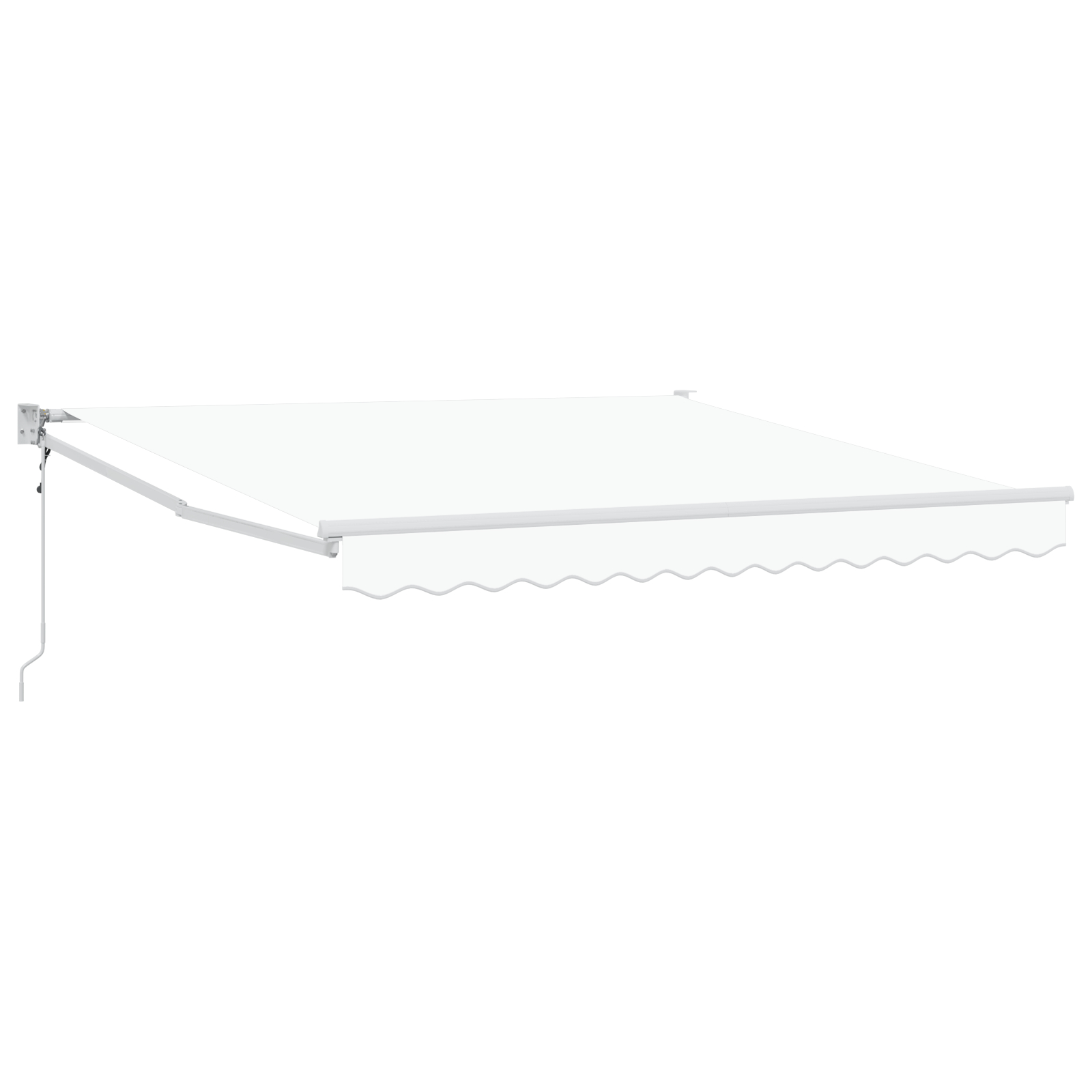 Marchiză retractabilă automată vidaXL Alb 350x250 cm Marchiză retractabilă automată vidaXL Alb 350x250 cm