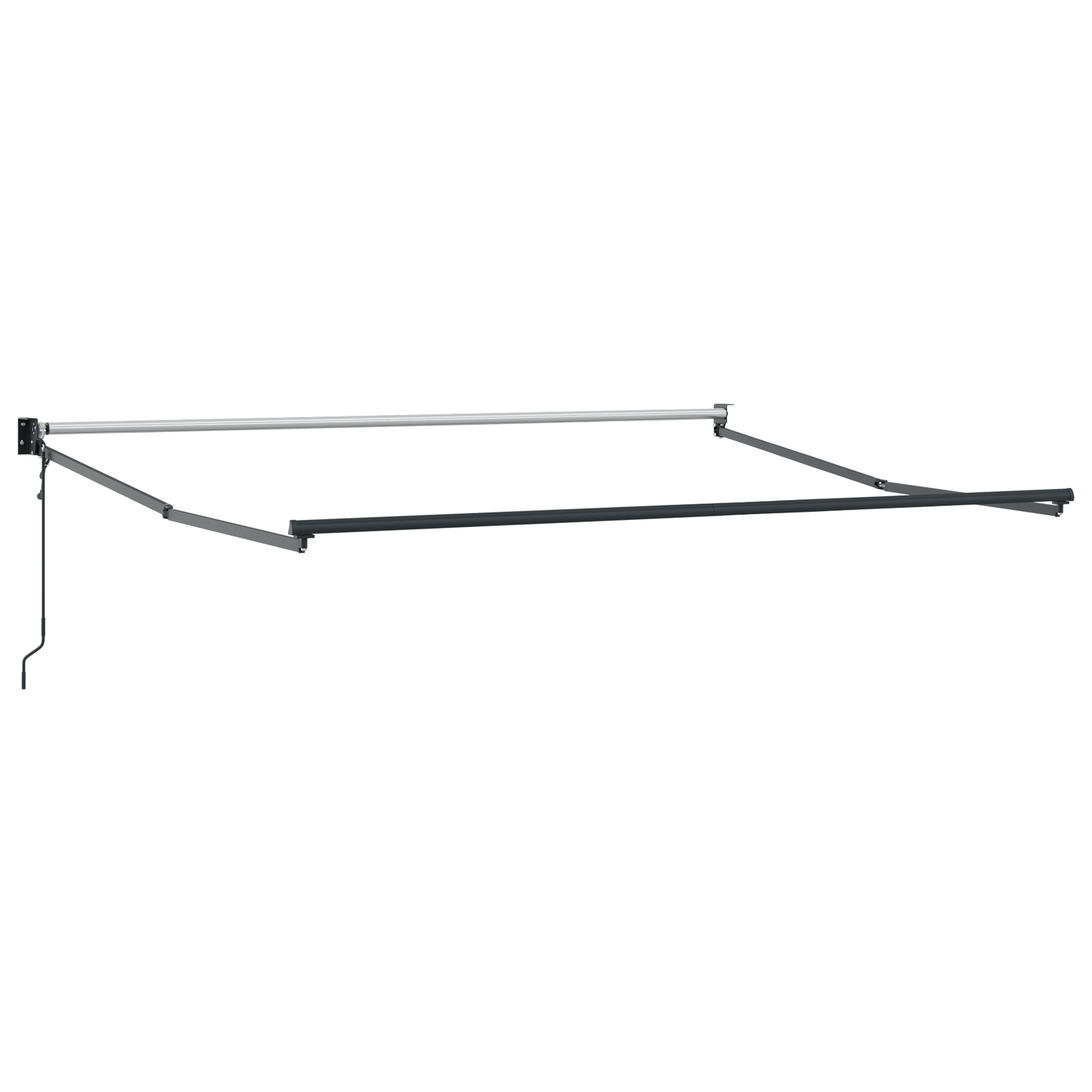Marchiză Automată Retractabilă vidaXL Alb 350x250 cm Marchiză Automată Retractabilă vidaXL Alb 350x250 cm