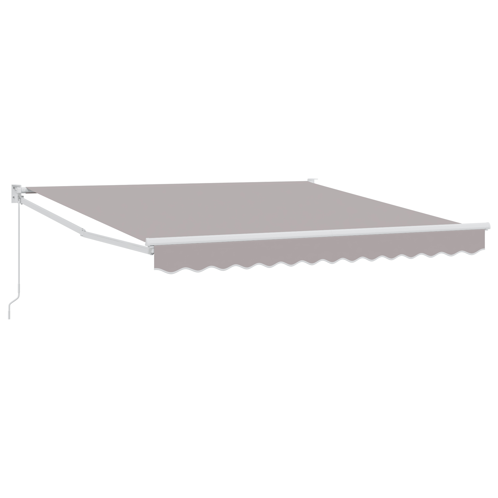 Marchiză Manuală Retractabilă vidaXL Gri 350x250 cm Marchiză Manuală Retractabilă vidaXL Gri 350x250 cm