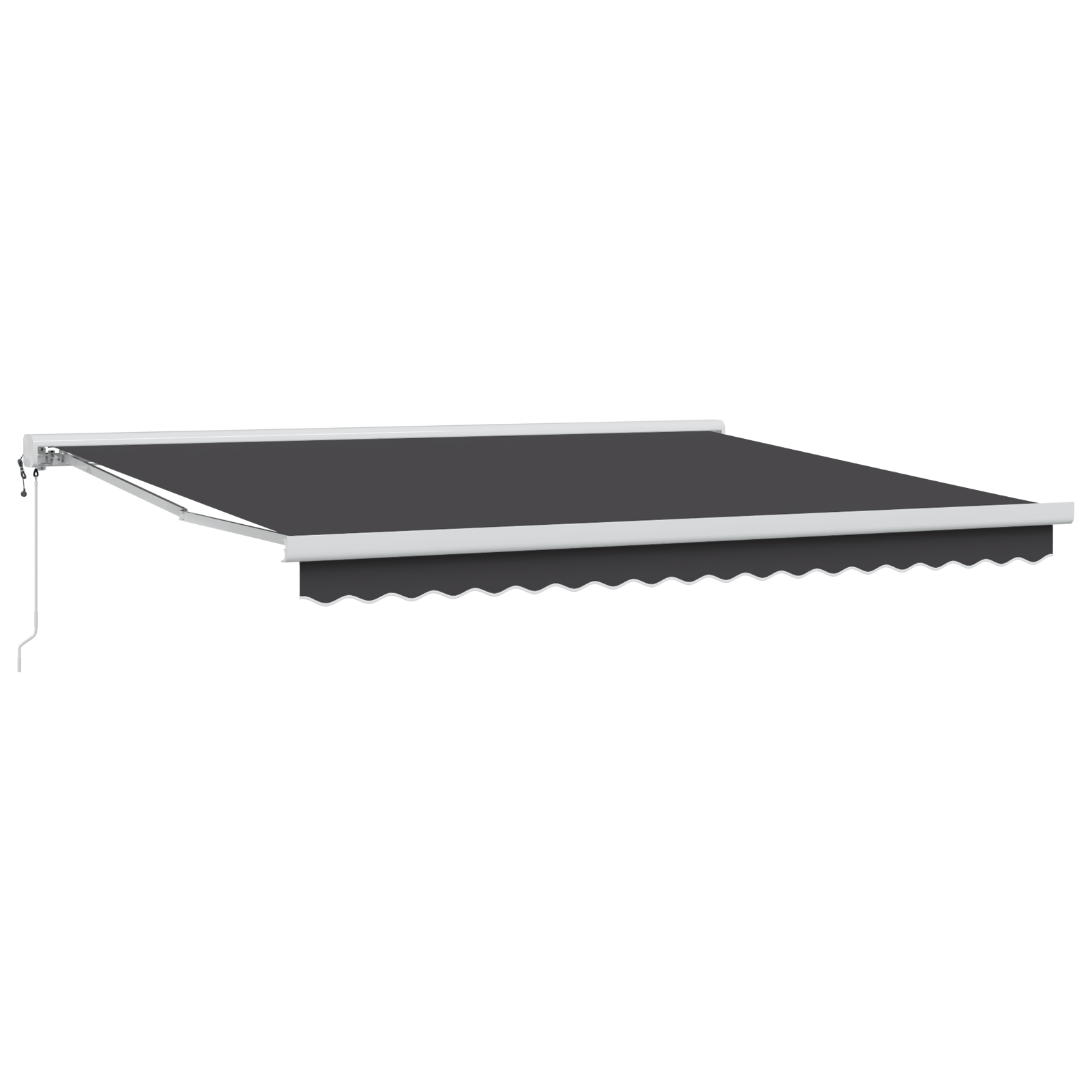 vidaXL Cortina Retractabilă Antracit 400 × 300 cm vidaXL Cortina Retractabilă Antracit 400 × 300 cm