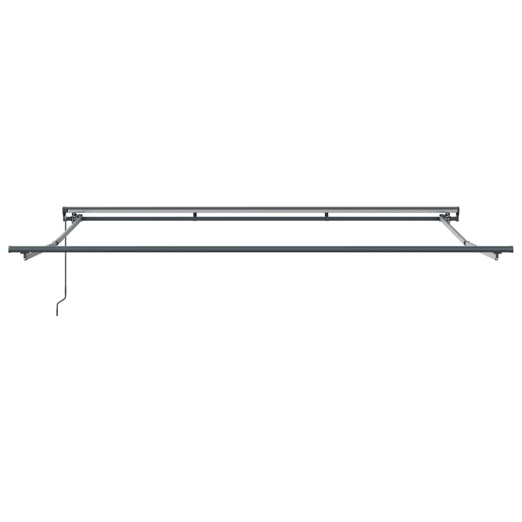 vidaXL Cortina Retractabilă Manual Portocaliu și negru 400 × 300 cm