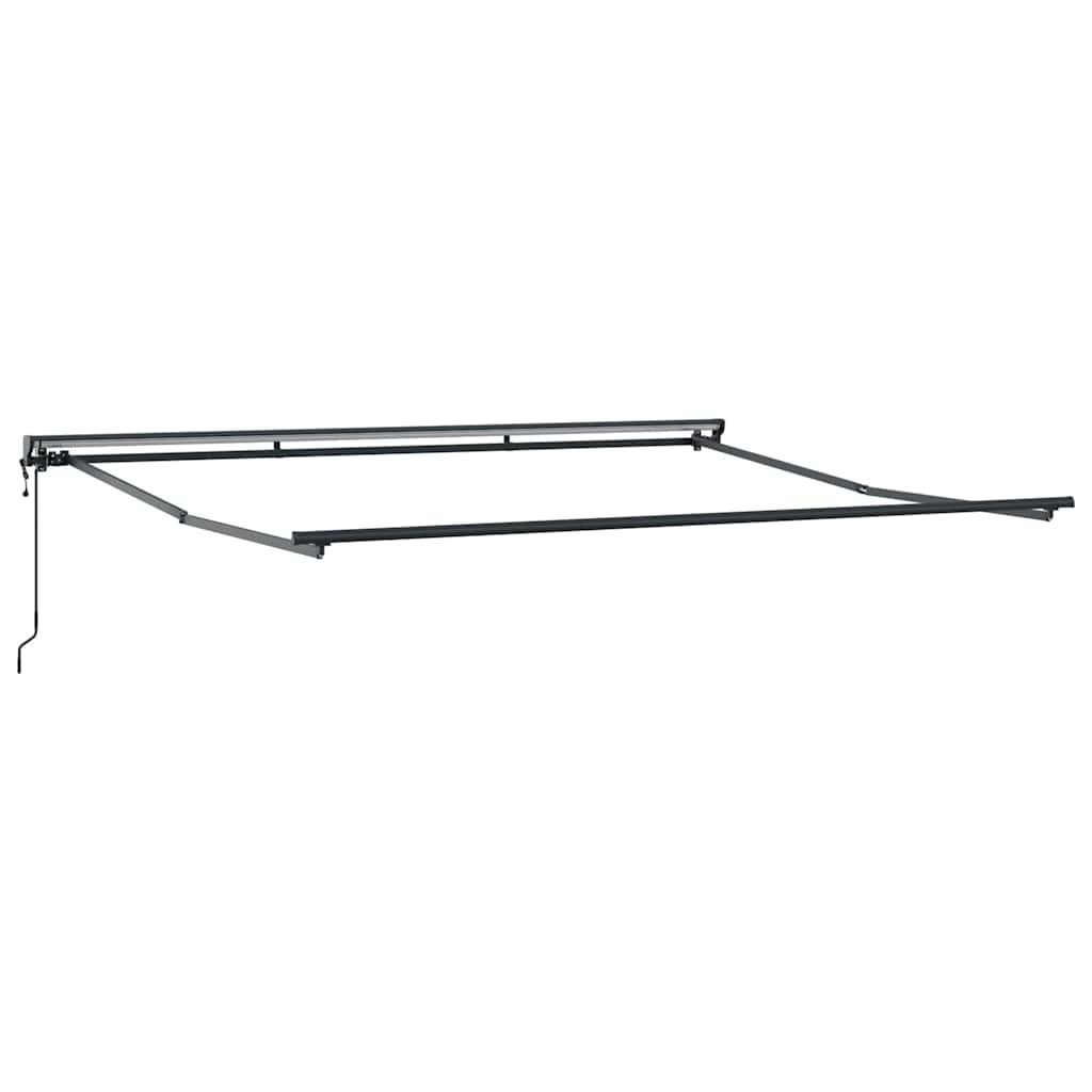 vidaXL Cortina Retractabilă Antracit și Alb 400 × 300 cm