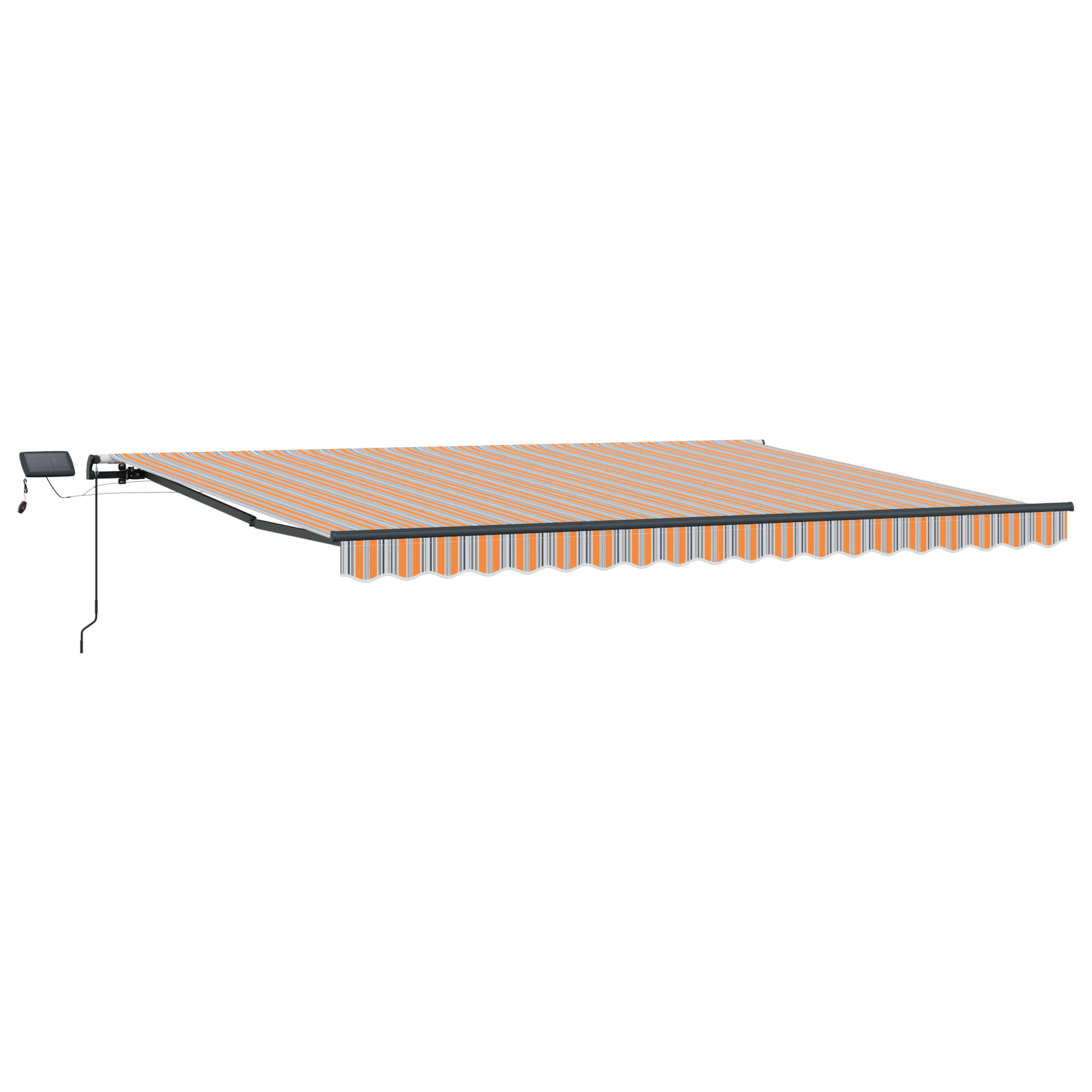 vidaXL Cortina Retractabilă Manual Multicolour 400 × 300 cm țesătură