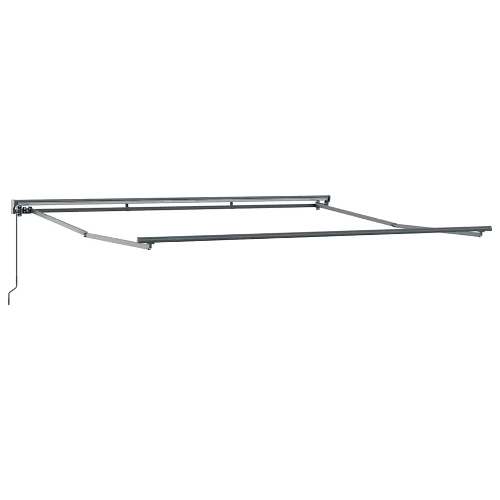 vidaXL Cortina Retractabilă Manual Albastru și portocaliu 400 × 300 cm