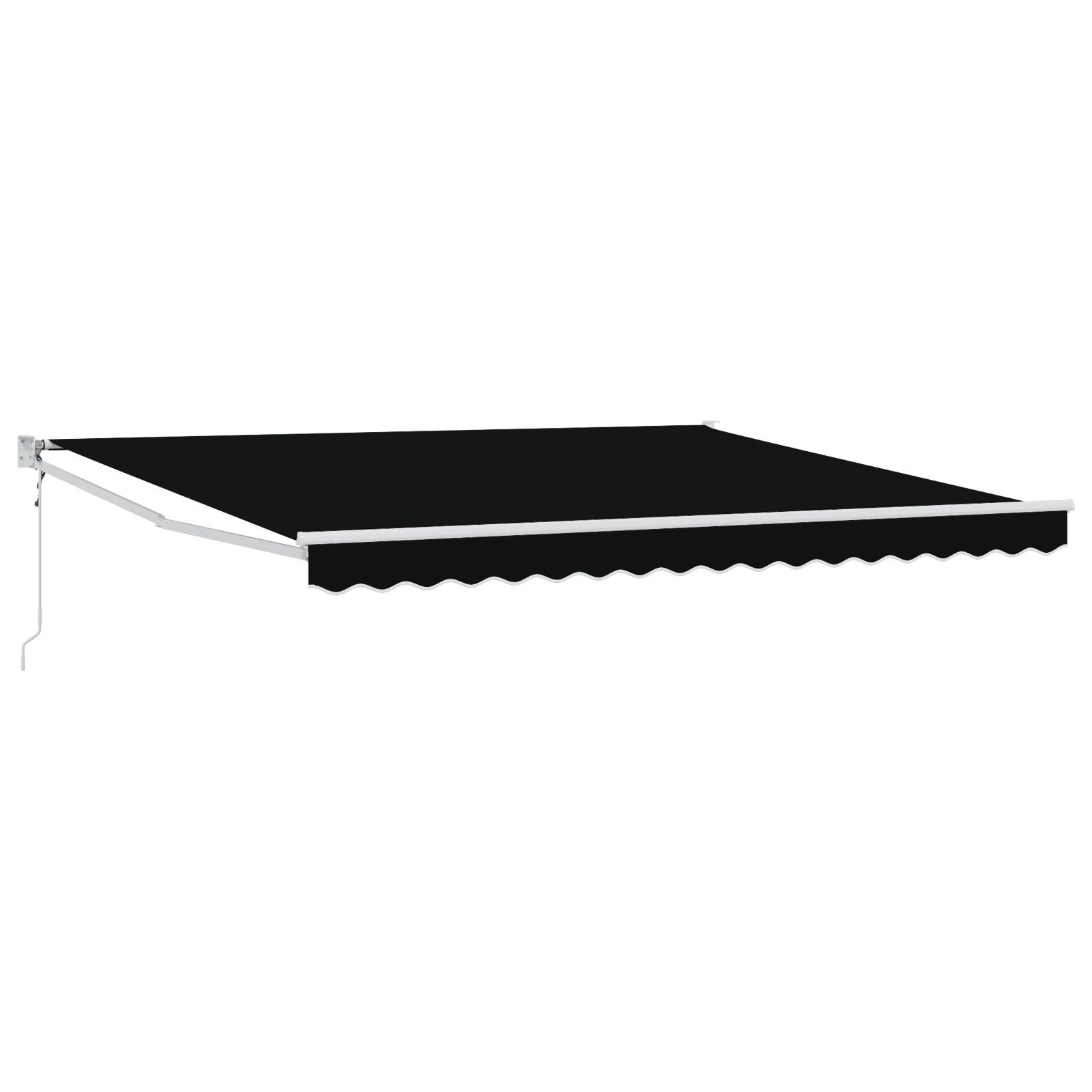 Marchiza retractabilă automată vidaXL Neagră 400x300 cm Marchiza retractabilă automată vidaXL Neagră 400x300 cm