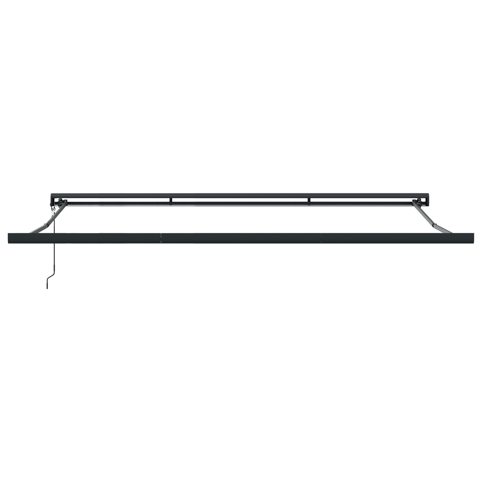 vidaXL Umbra Retractabilă Automată Neagră 400x300 cm