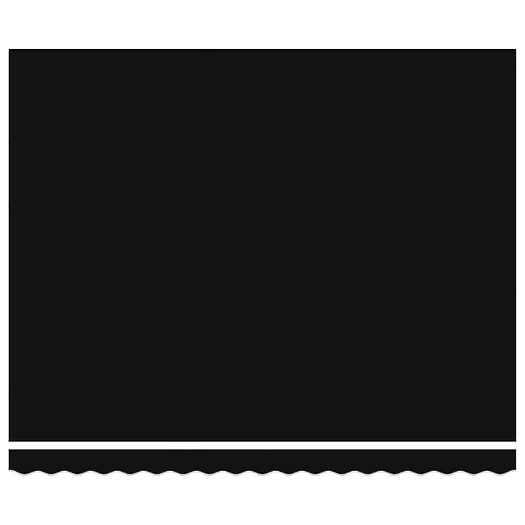 vidaXL Cortina Retractabilă Negru 400 × 300 cm Poliester și metal