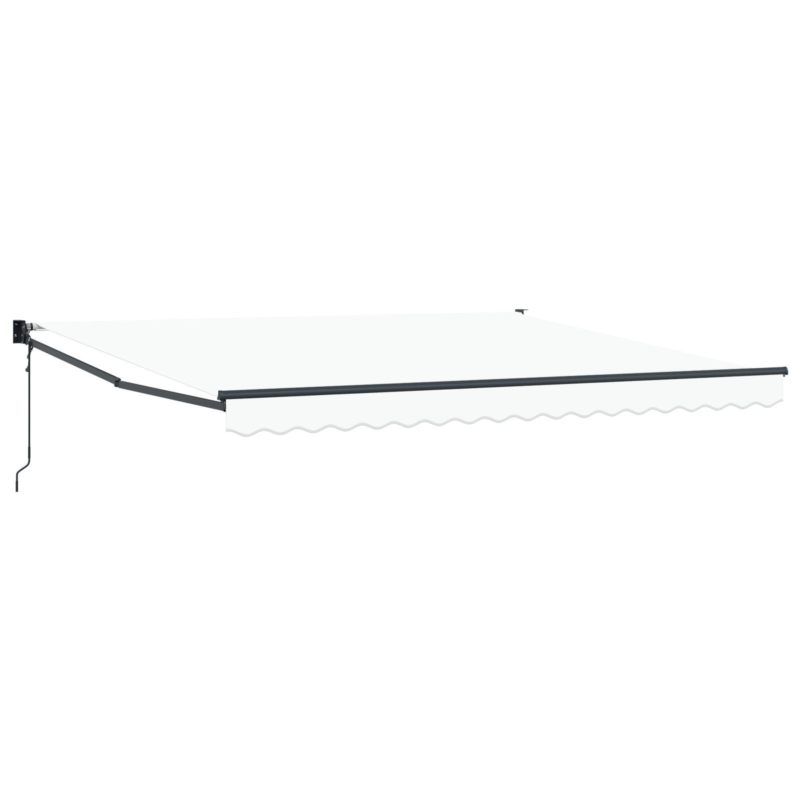 Marchiză retractabilă automată vidaXL Alb 400x300 cm Marchiză retractabilă automată vidaXL Alb 400x300 cm