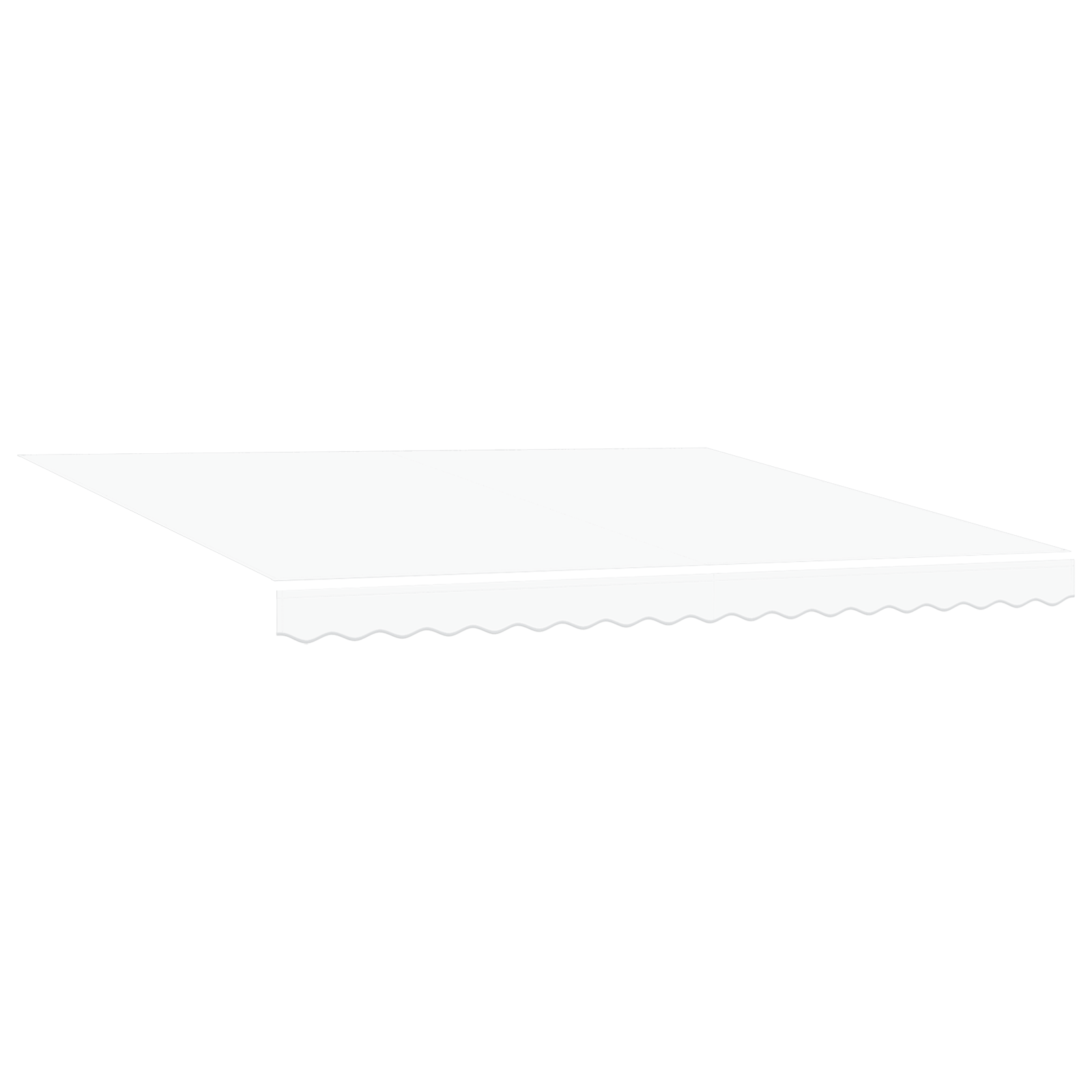 Marchiză automată retractabilă albă 400x300 cm Marchiză automată retractabilă albă 400x300 cm