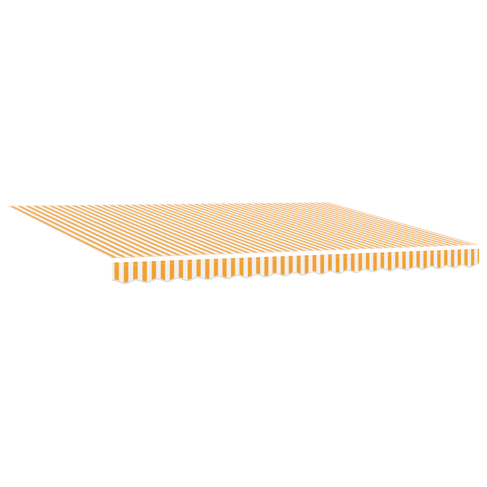 vidaXL Cortina Retractabilă Manual portocaliu și alb 450 × 300 cm vidaXL Cortina Retractabilă Manual portocaliu și alb 450 × 300 cm
