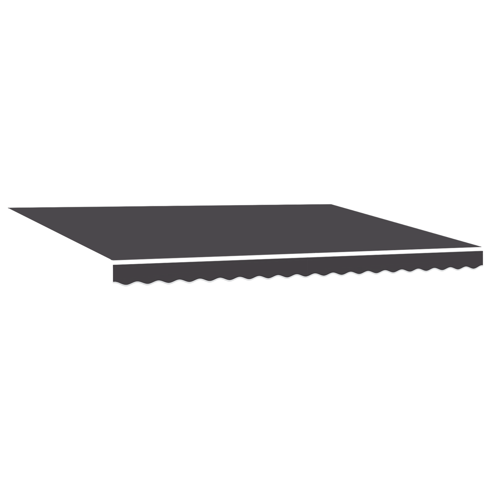 vidaXL Cortina Retractabilă Manual Antracit 450 × 300 cm vidaXL Cortina Retractabilă Manual Antracit 450 × 300 cm