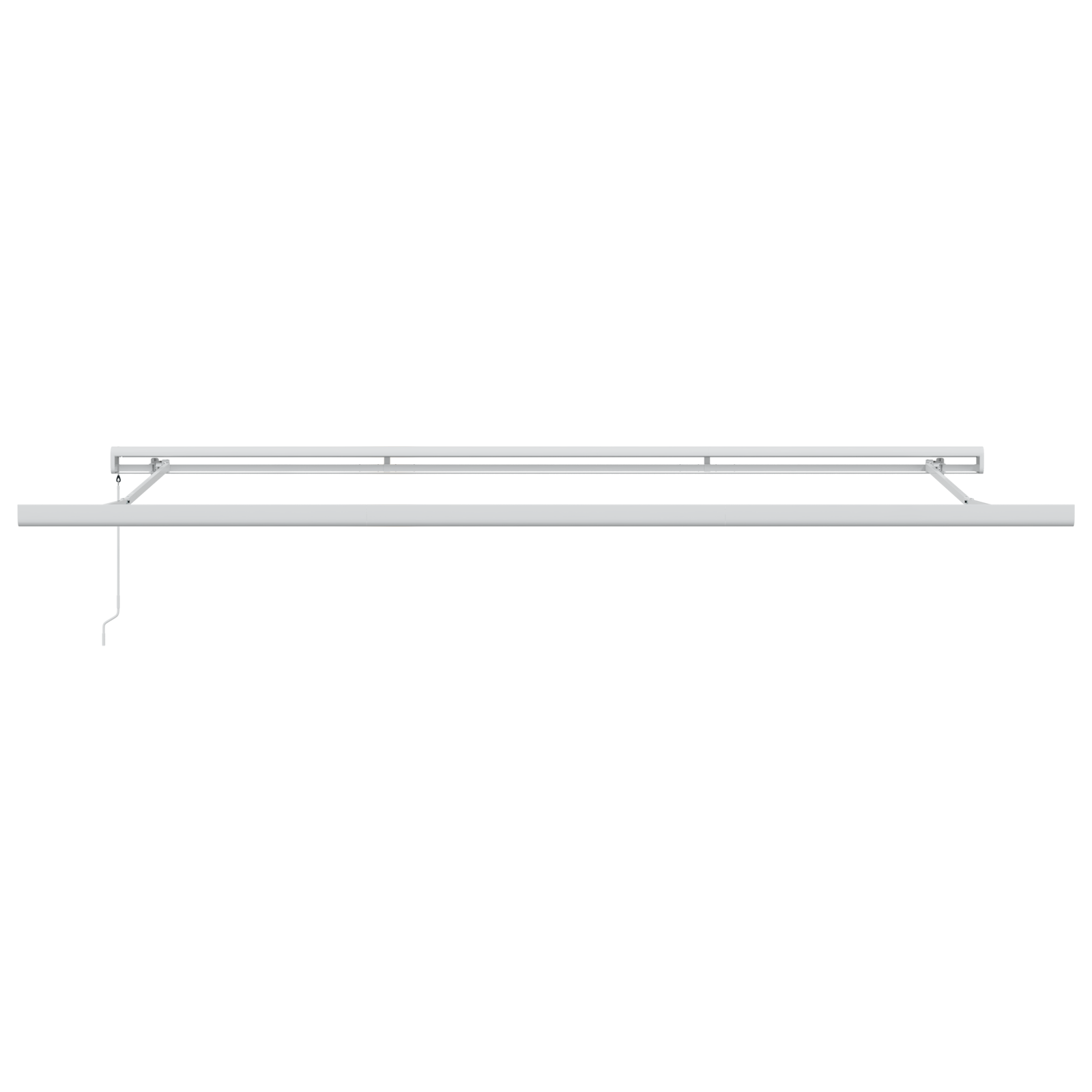 vidaXL Marciză retractabilă manuală portocalie și maro - 450x300 cm