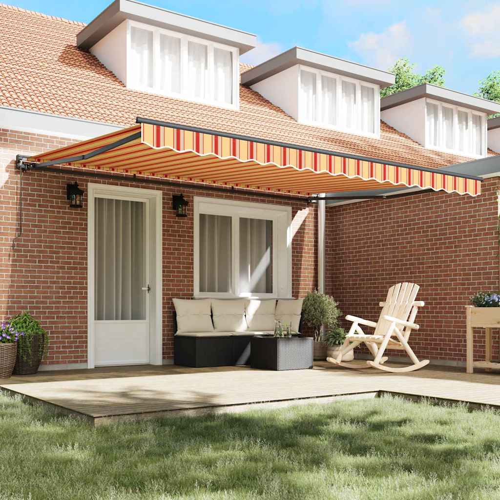vidaXL Cortina Retractabilă Manual Multicolour 450 × 300 cm