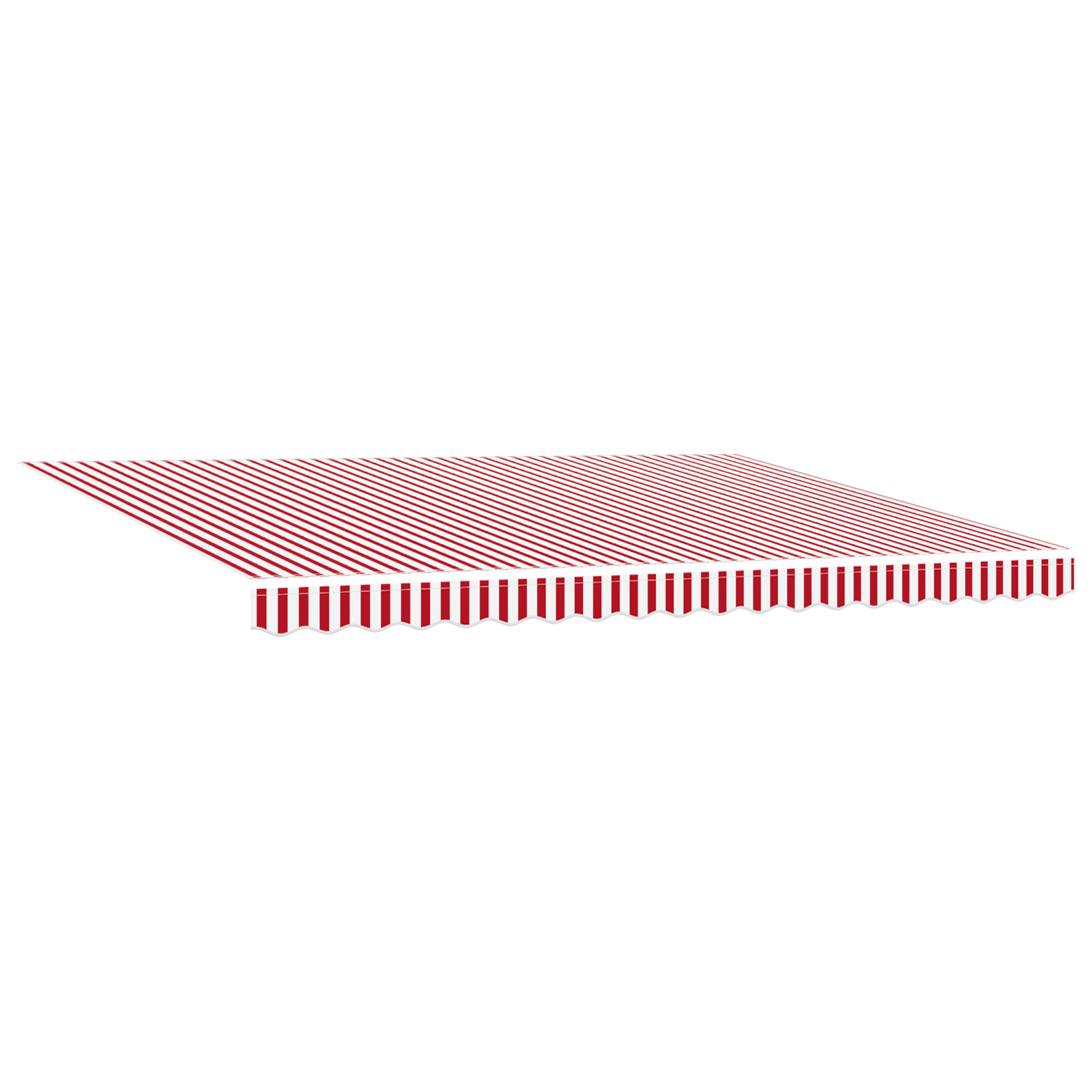 vidaXL Awning-ul retractabil automat cu dungi roșii și albe, 450x300 cm vidaXL Awning-ul retractabil automat cu dungi roșii și albe, 450x300 cm