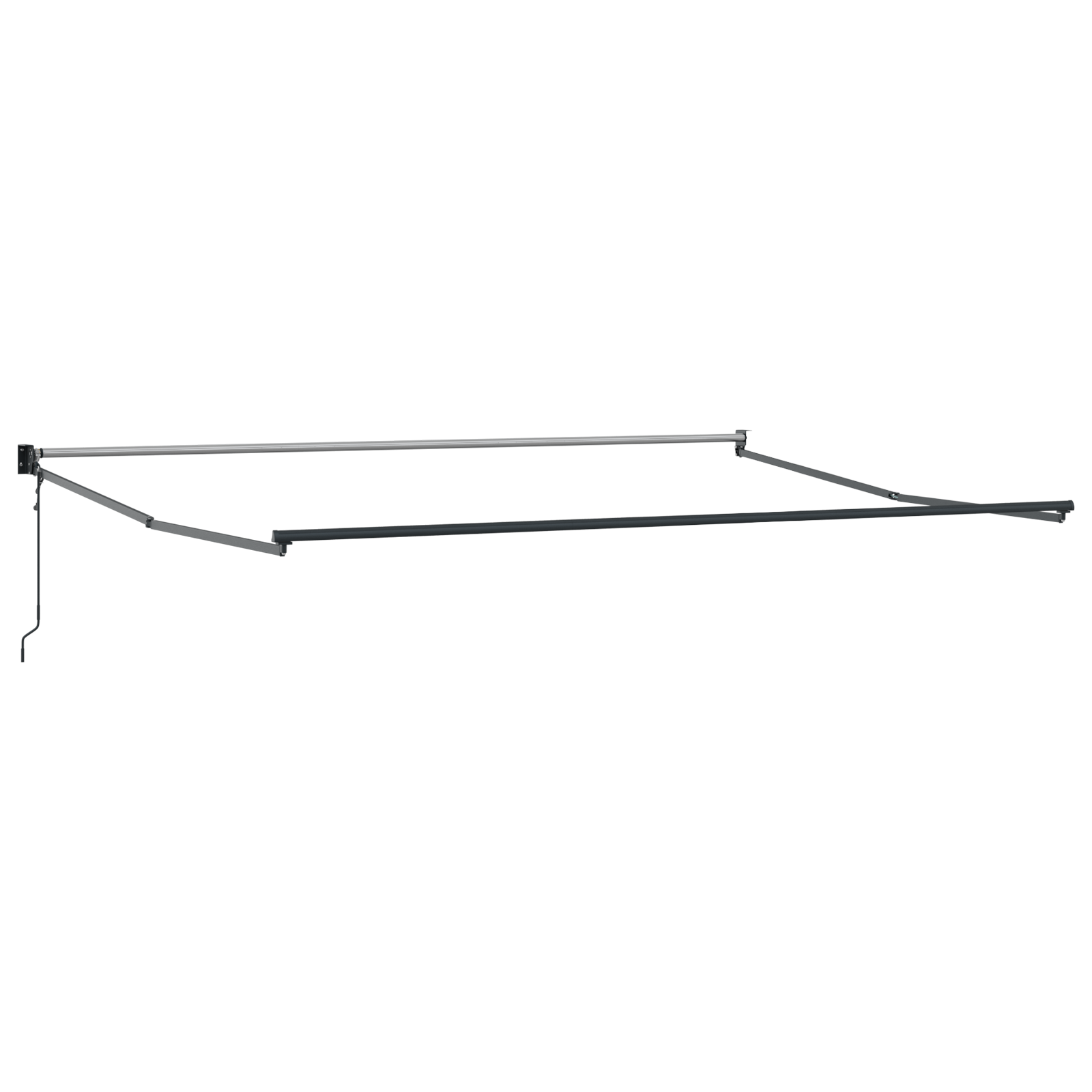vidaXL Markiză Retractabilă Automată cu Dungi Multicolore 450x300 cm