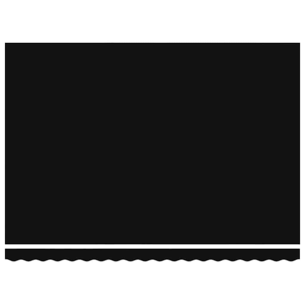 vidaXL Cortina Retractabilă Negru 450 × 300 cm Poliester și metal