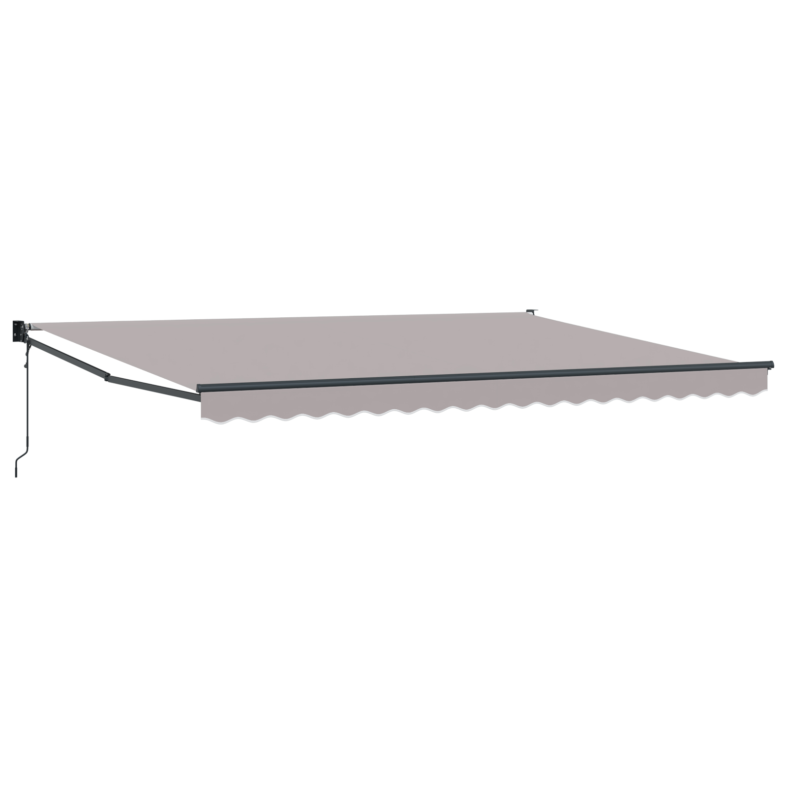 vidaXL Perdea Automată Retractabilă Gri Deschis 450x300 cm vidaXL Perdea Automată Retractabilă Gri Deschis 450x300 cm