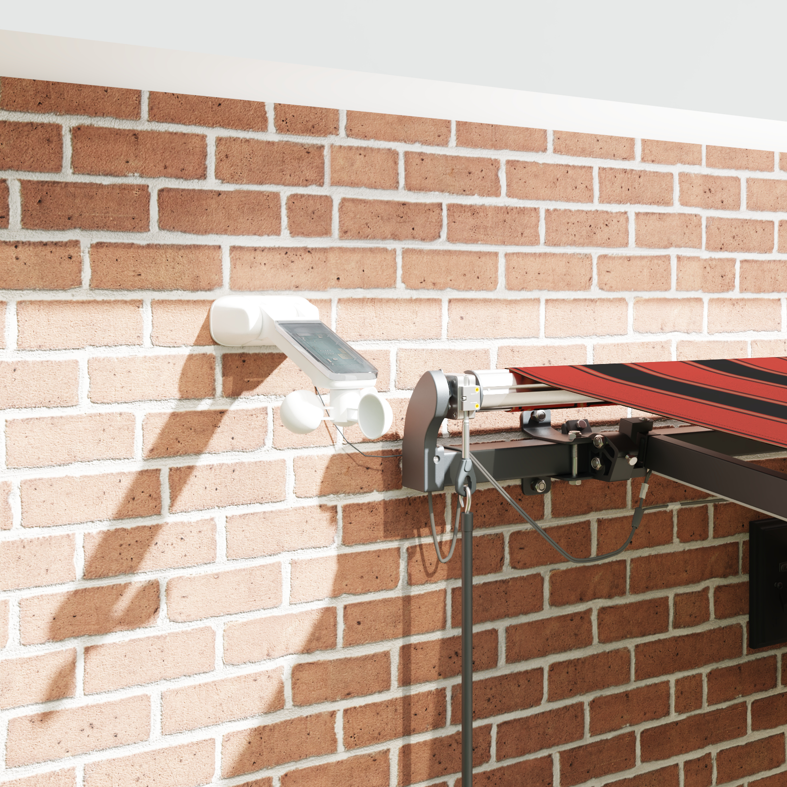 vidaXL Cortina Retractabilă portocaliu și maro 450 × 350 cm țesătură vidaXL Cortina Retractabilă portocaliu și maro 450 × 350 cm țesătură