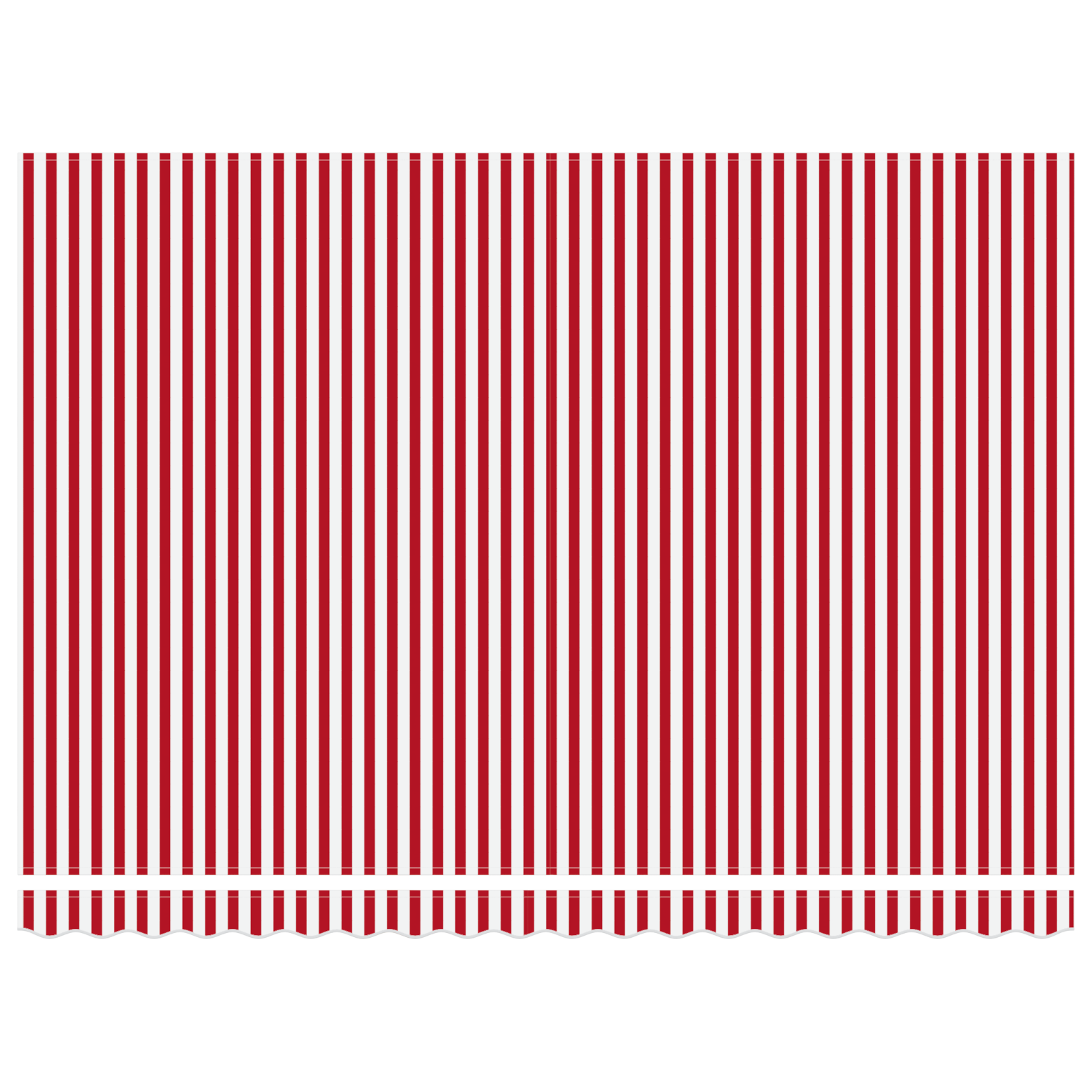 vidaXL Markiza Automată Retractabilă cu Dungi Roșii și Albe de 450x350 cm