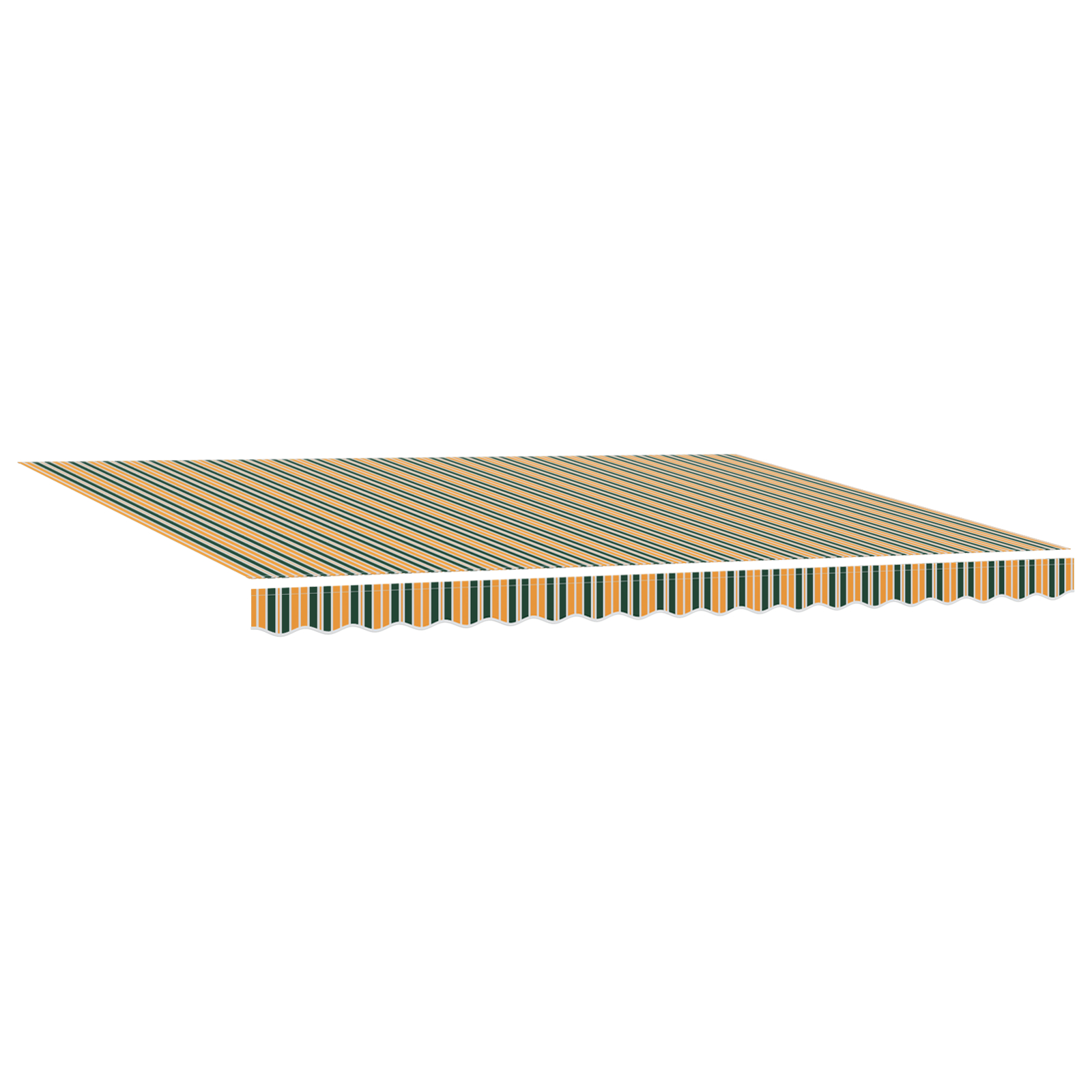 marchiză Manuală Retractabilă cu LED Verde și Galben 450x350 cm marchiză Manuală Retractabilă cu LED Verde și Galben 450x350 cm