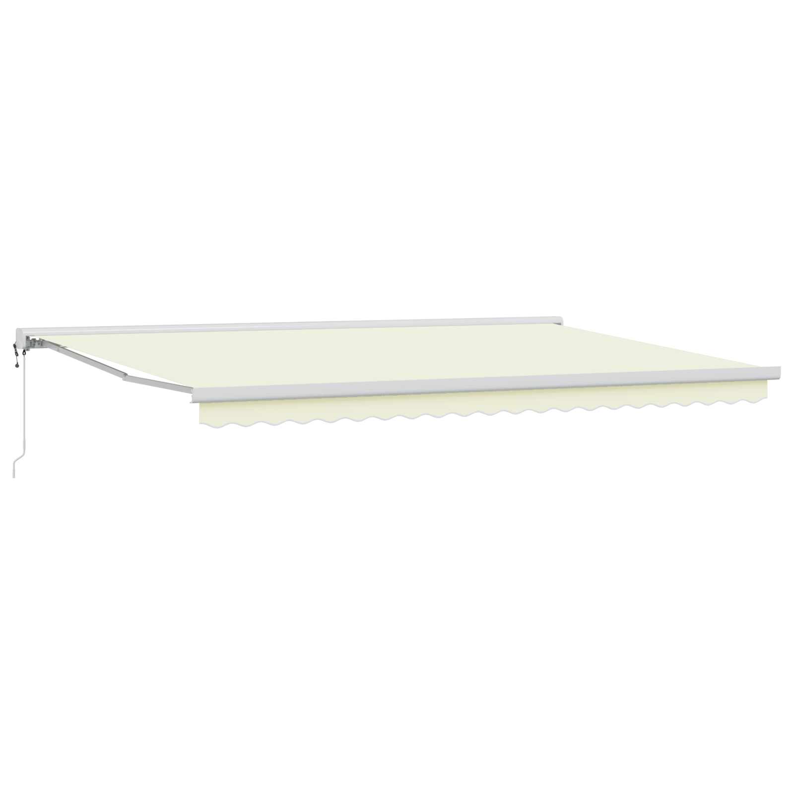 vidaXL Markere Retractabil Automată Crem 500 x 300 cm