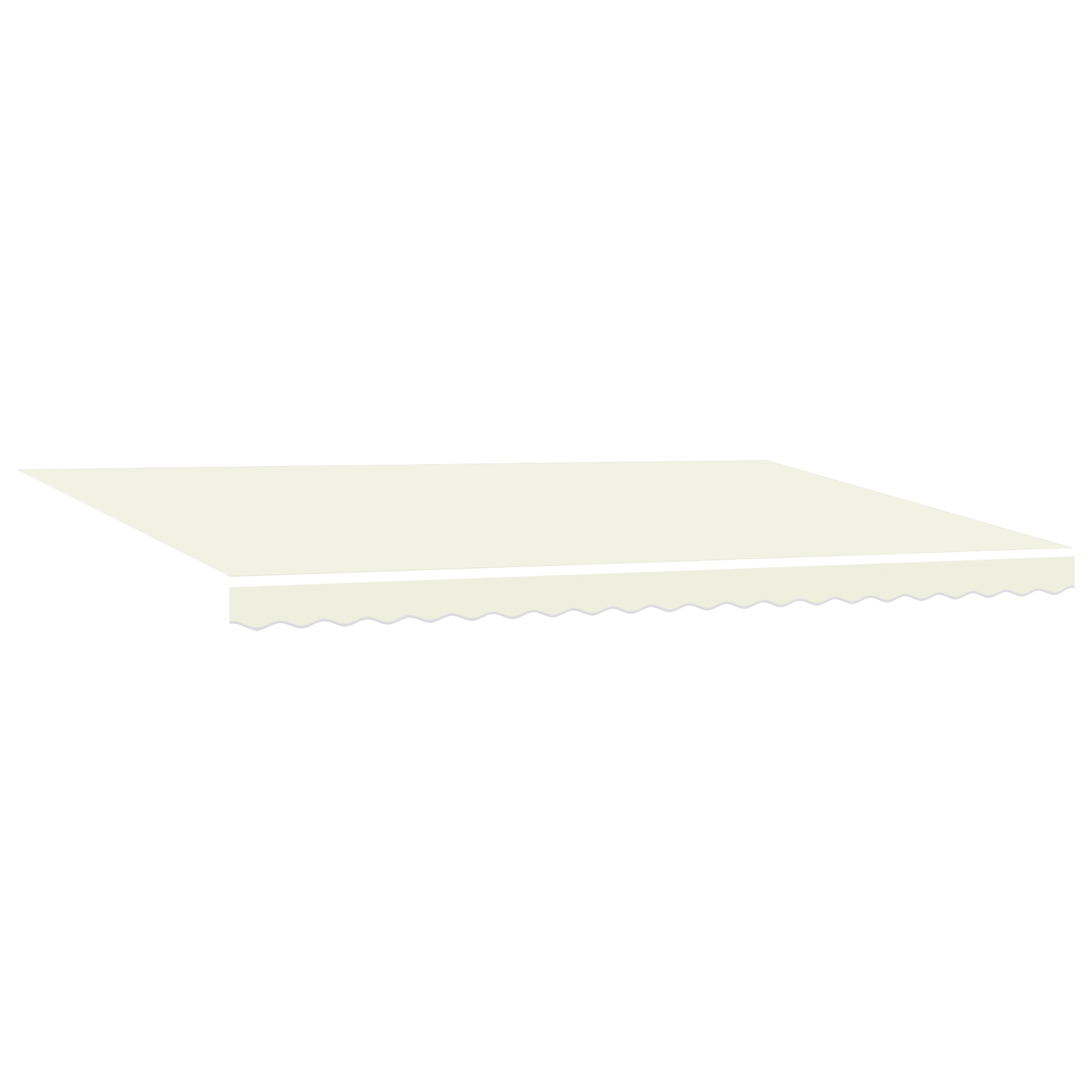 vidaXL Markere Retractabil Automată Crem 500 x 300 cm