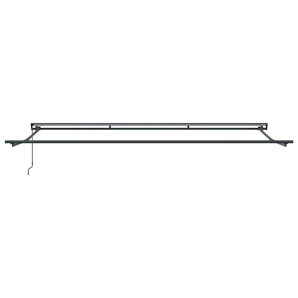 vidaXL Cortina Retractabilă Manual Portocaliu și negru 500 × 300 cm
