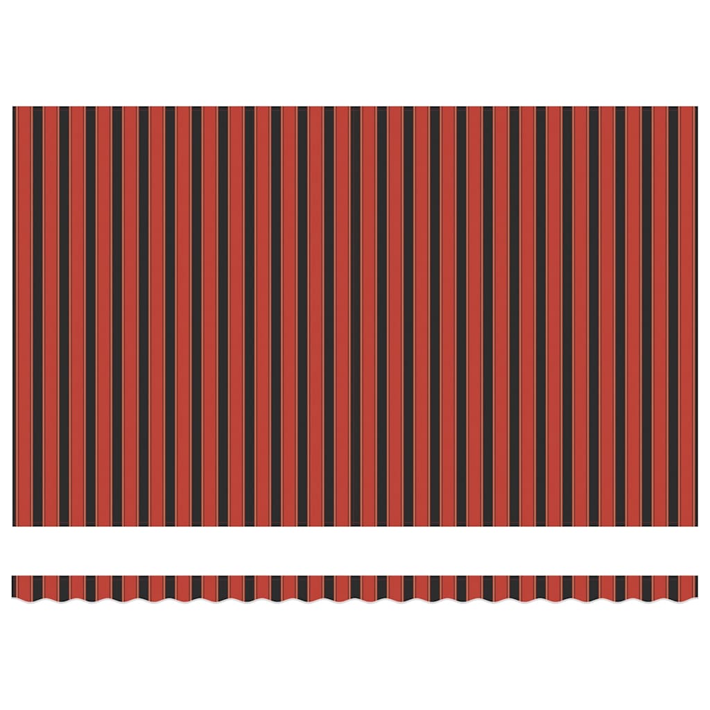 vidaXL Cortina Retractabilă Portocaliu și negru 500 × 300 cm