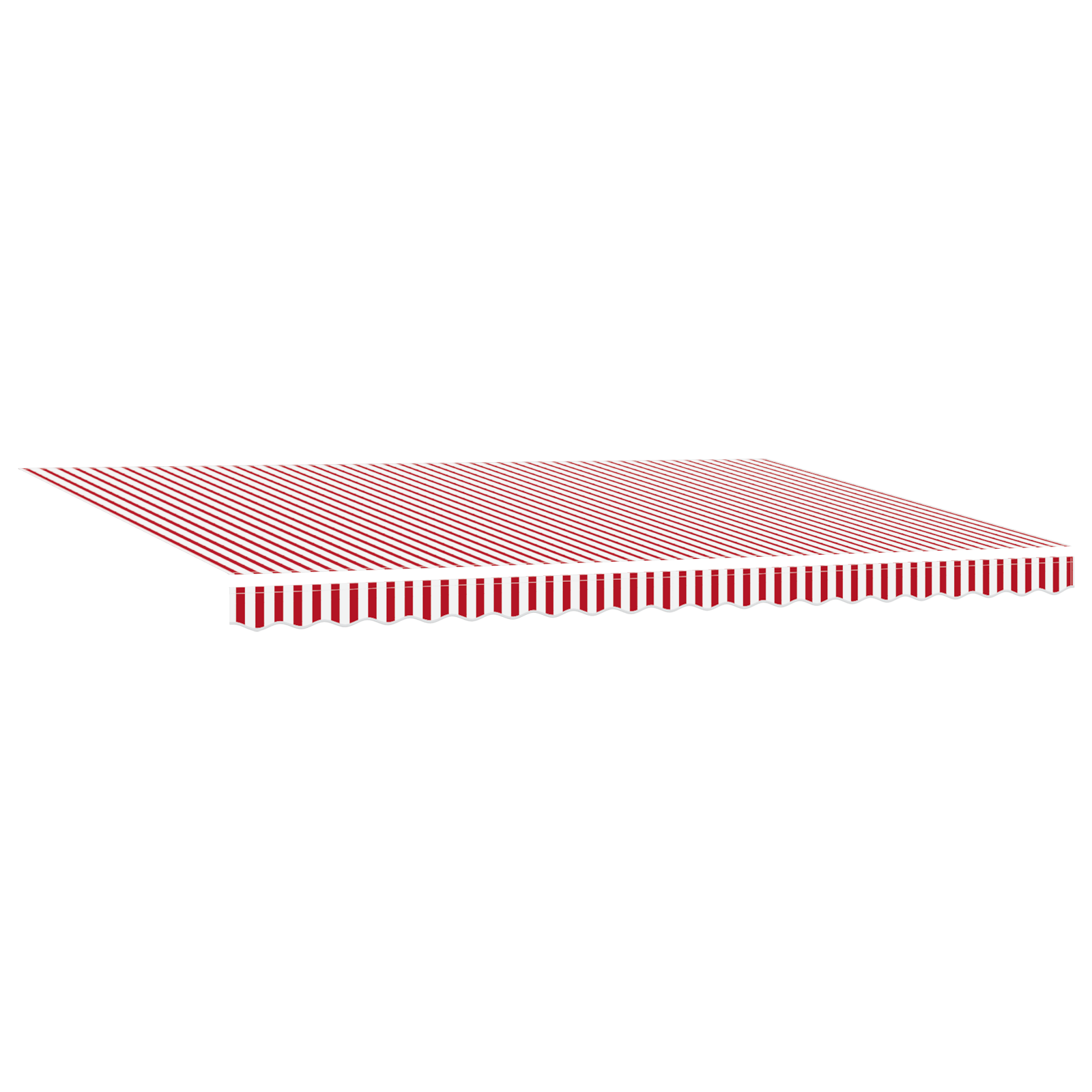 vidaXL Acoperiș retractabil automat dungi roșii și albe, 500 x 300 cm vidaXL Acoperiș retractabil automat dungi roșii și albe, 500 x 300 cm