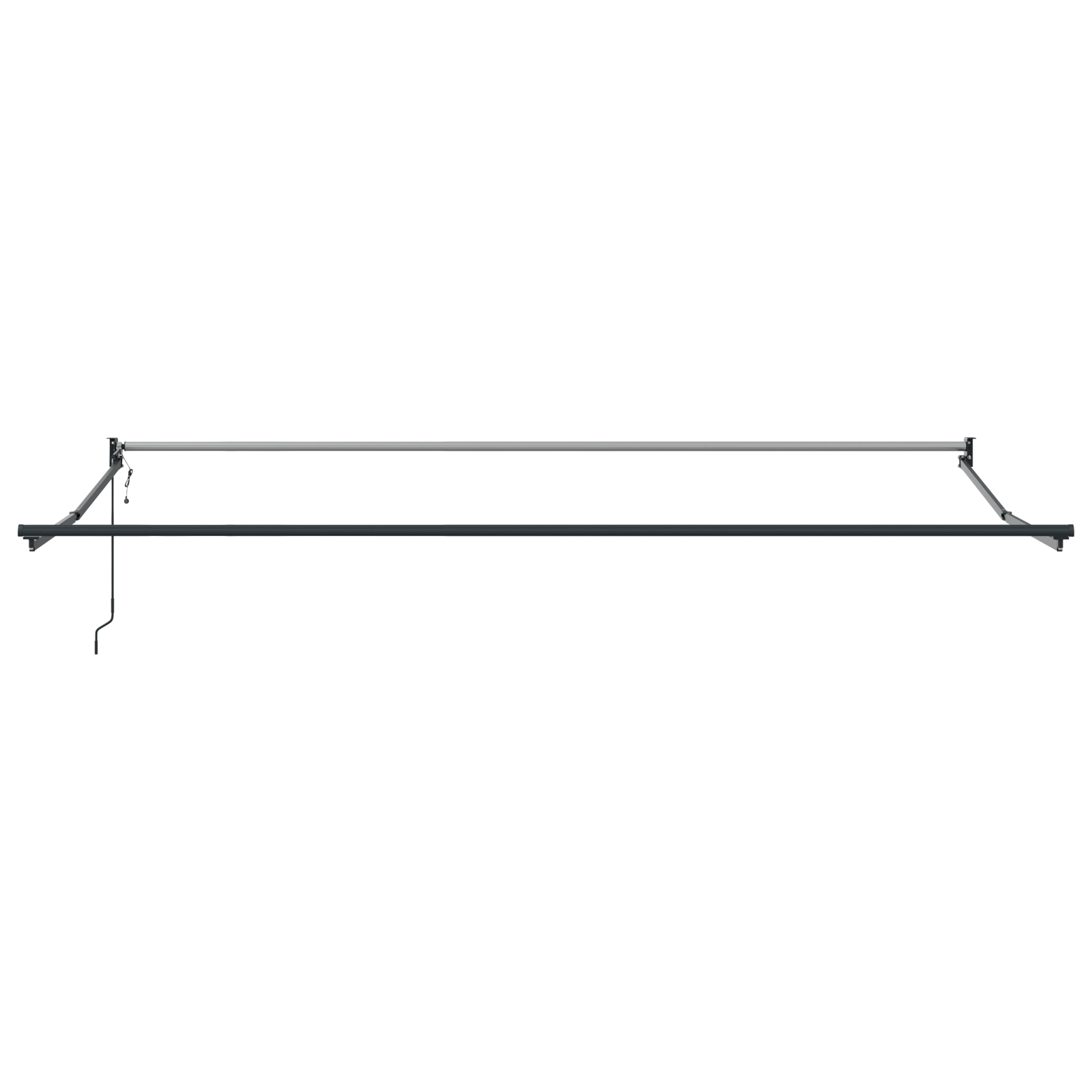 vidaXL Cortina Retractabilă Roșu și Alb 500 × 300 cm Stofă și Metal vidaXL Cortina Retractabilă Roșu și Alb 500 × 300 cm Stofă și Metal
