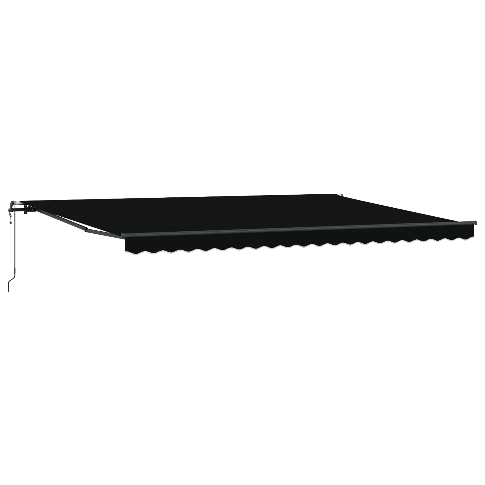vidaXL Pergolă Automată Retractabilă Neagră 500x300 cm vidaXL Pergolă Automată Retractabilă Neagră 500x300 cm