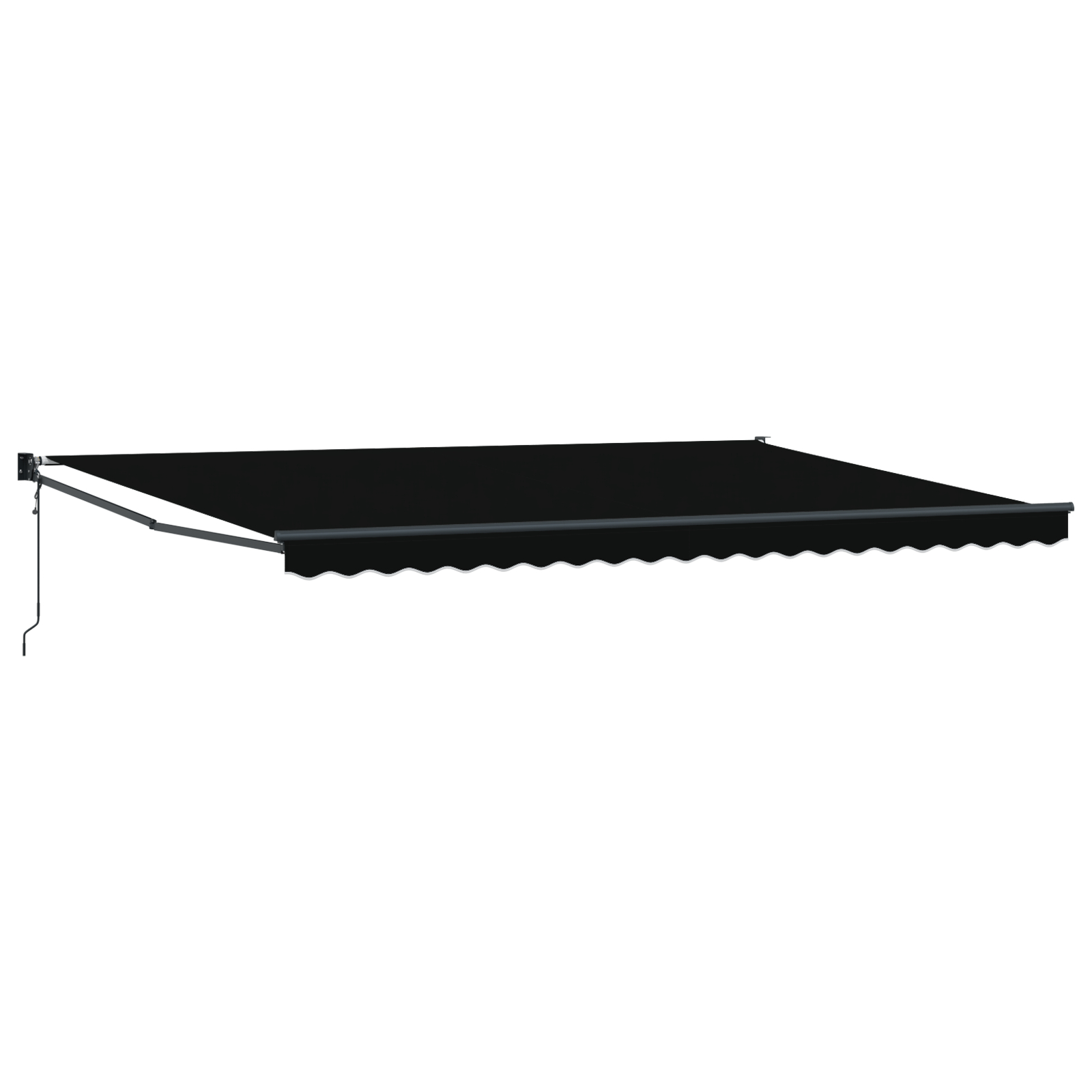 Marchiză Retractabilă Automată Neagră 500x300 cm Marchiză Retractabilă Automată Neagră 500x300 cm