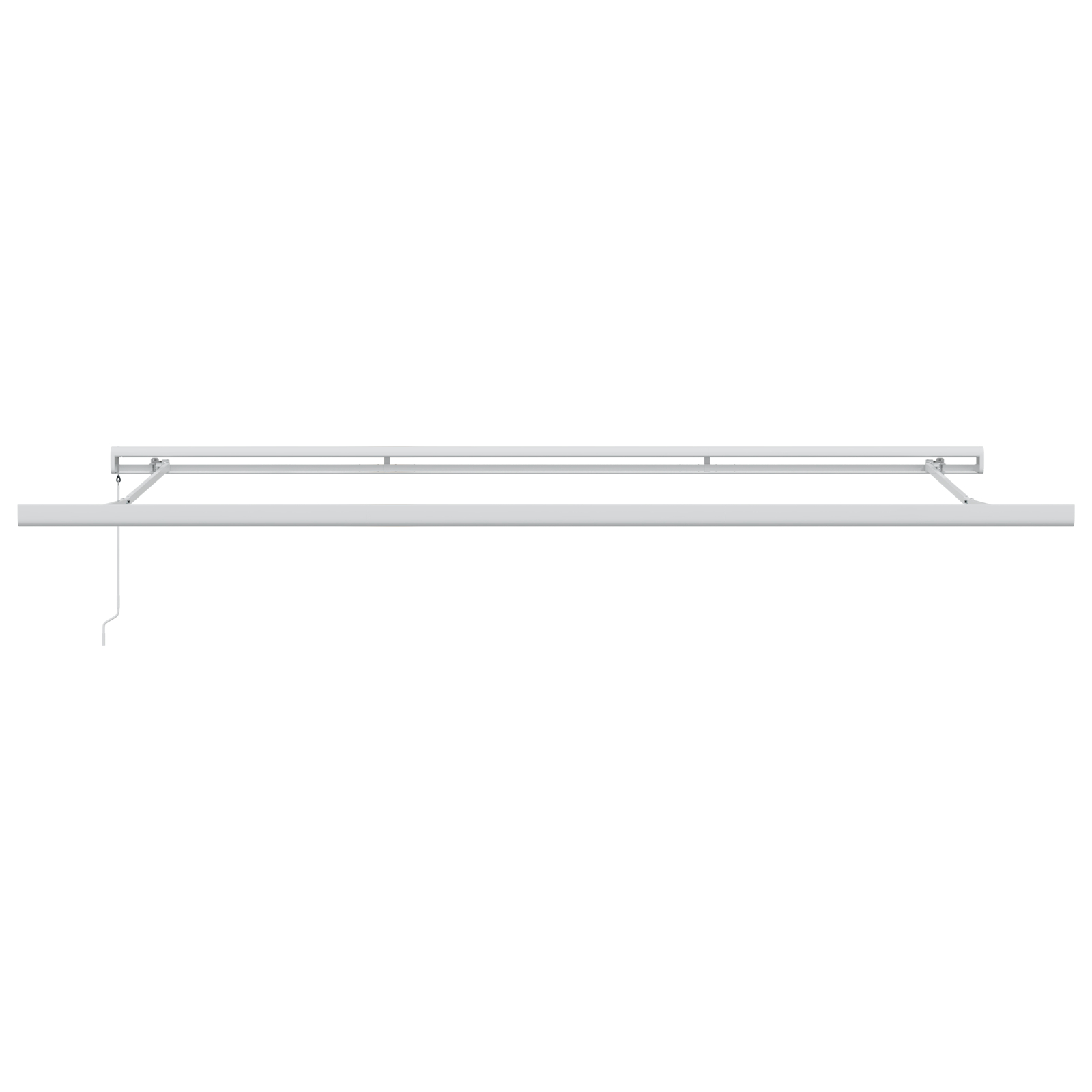 vidaXL Awning Manual Retractabil Negru 500x300 cm vidaXL Awning Manual Retractabil Negru 500x300 cm