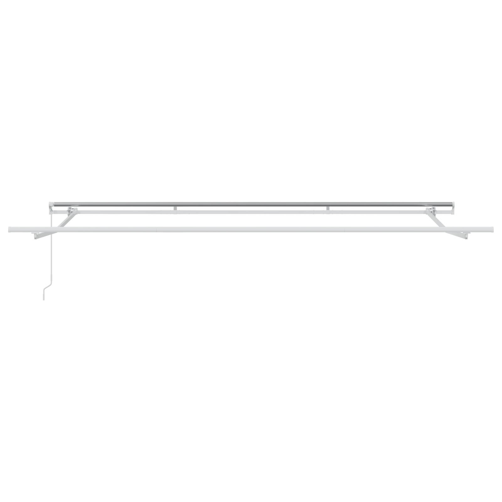 marchiză manuală retractabilă vidaXL Alb 500x300 cm marchiză manuală retractabilă vidaXL Alb 500x300 cm