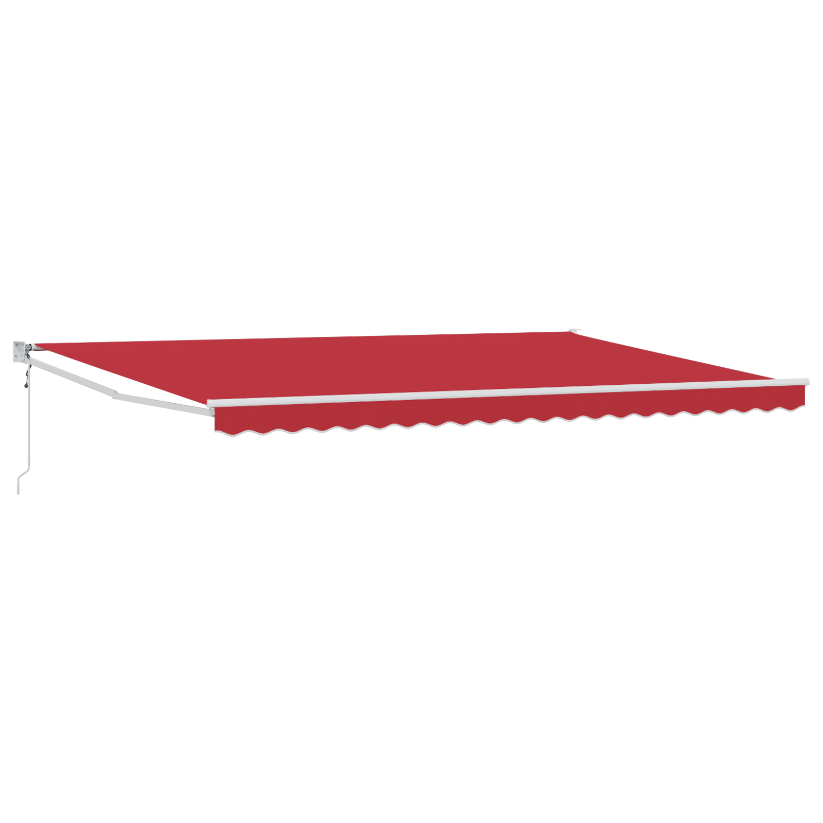 Markiza automată retractabilă vidaXL Roșie 500x300 cm Markiza automată retractabilă vidaXL Roșie 500x300 cm