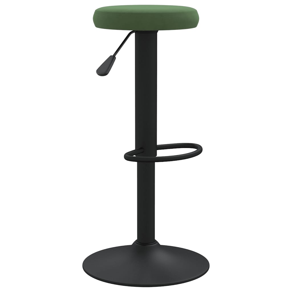 vidaXL Scaune de bar, 2 buc., verde închis, catifea vidaXL Scaune de bar, 2 buc., verde închis, catifea