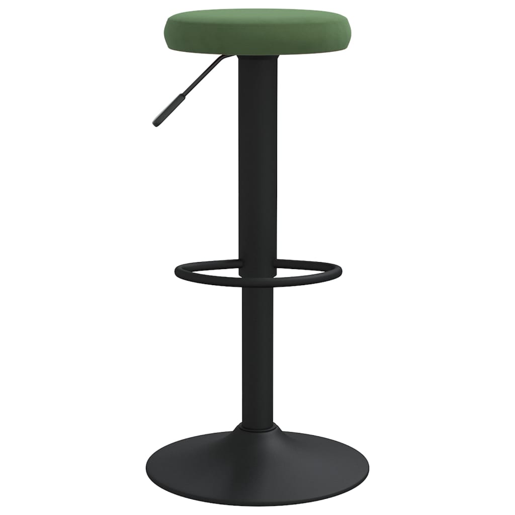 vidaXL Scaune de bar, 2 buc., verde închis, catifea vidaXL Scaune de bar, 2 buc., verde închis, catifea