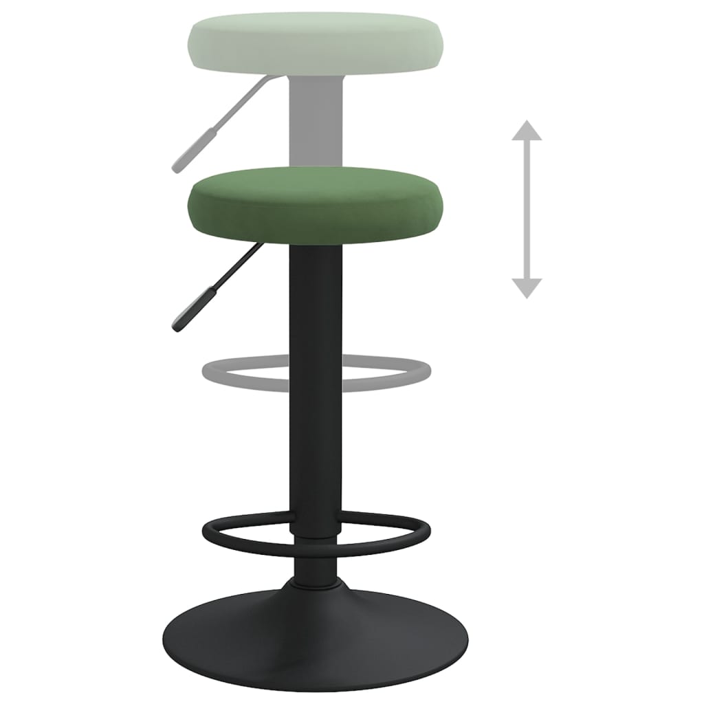vidaXL Scaune de bar, 2 buc., verde închis, catifea vidaXL Scaune de bar, 2 buc., verde închis, catifea