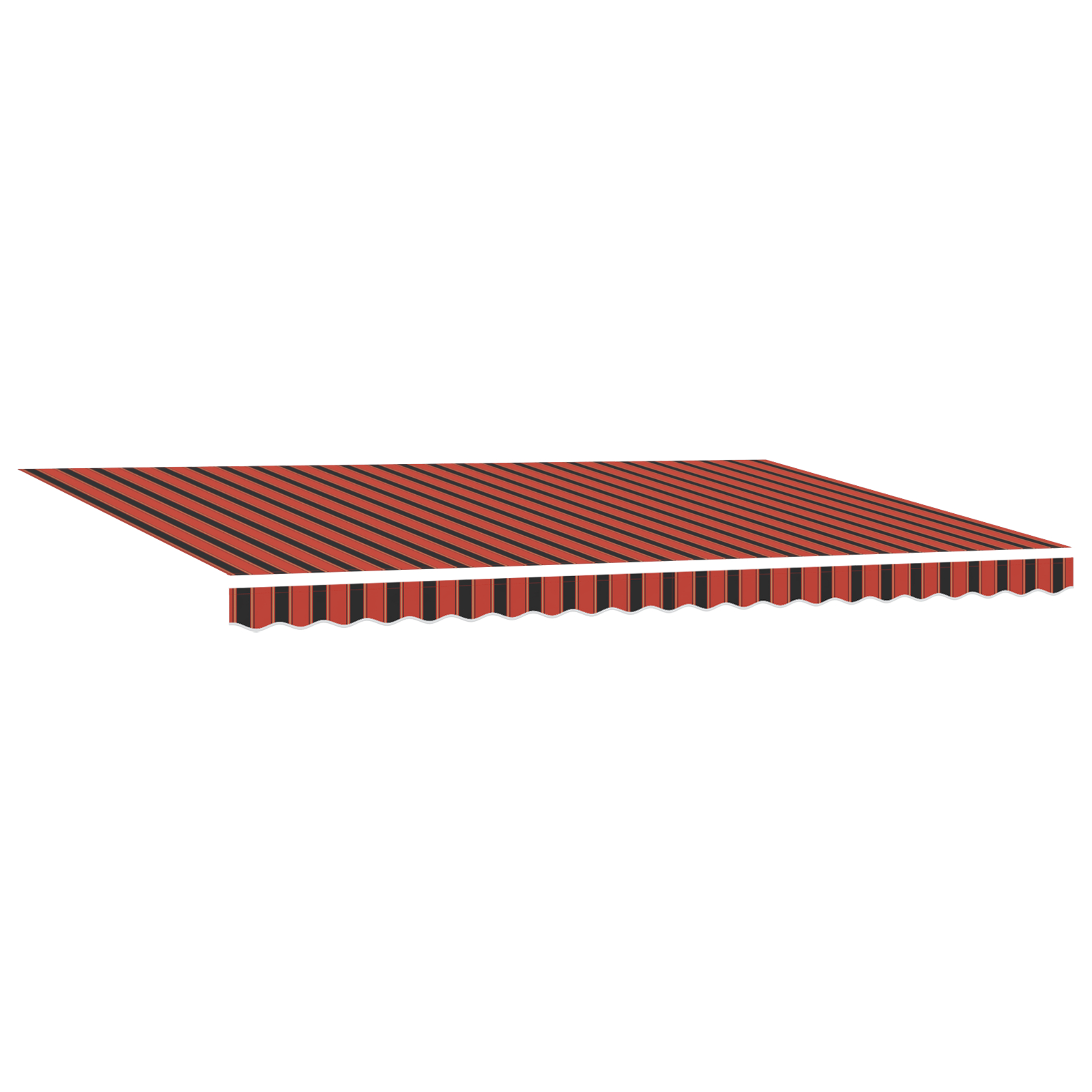 vidaXL Perdea manuală retractabilă portocalie și maro, 500 x 350 cm de la vidaXL Perdea manuală retractabilă portocalie și maro, 500 x 350 cm de la