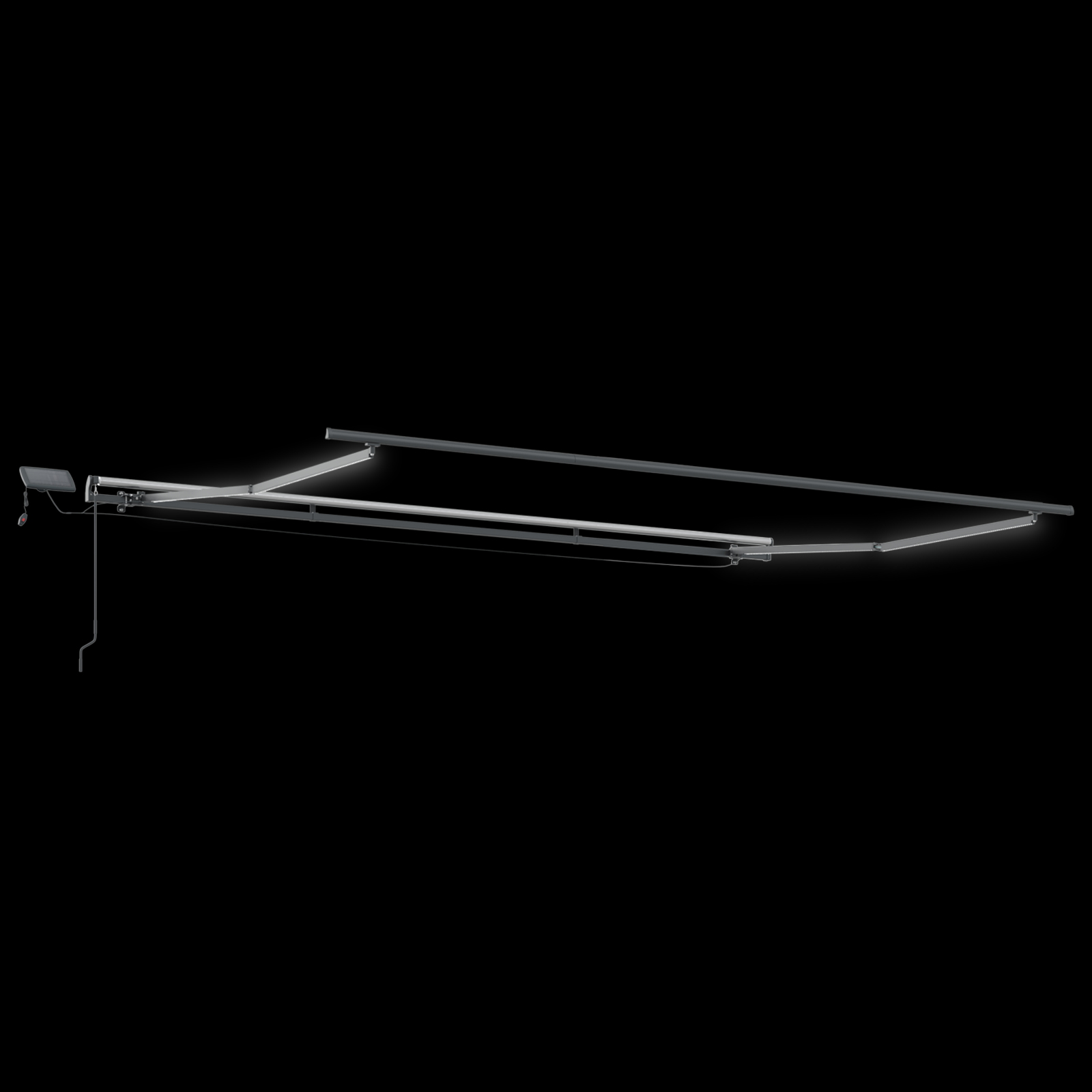vidaXL Cortina Retractabilă Manual Multicolour 500 × 350 cm țesătură