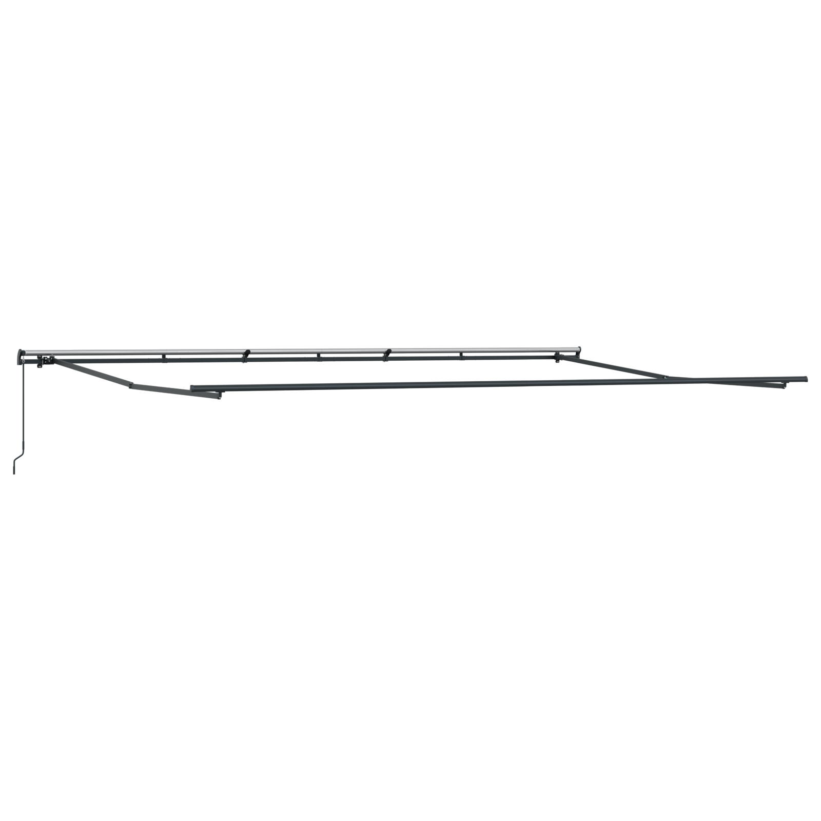 vidaXL Cortina Retractabilă portocaliu și maro 600 × 300 cm țesătură vidaXL Cortina Retractabilă portocaliu și maro 600 × 300 cm țesătură
