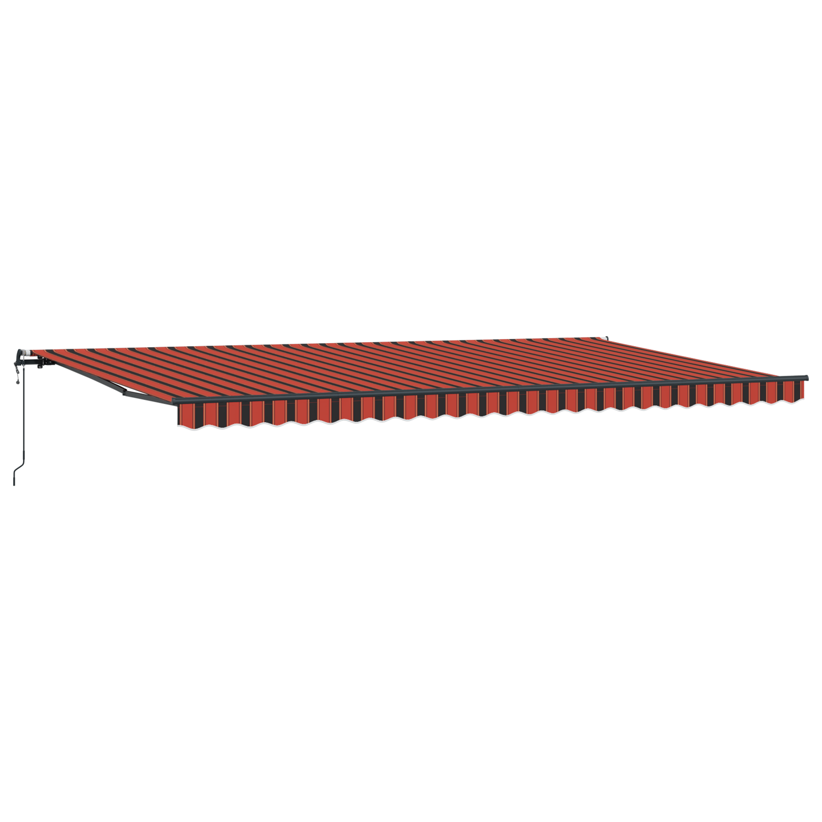 vidaXL Pergola Automată Retractabilă Portocalie și Maro, 600 x 300 cm vidaXL Pergola Automată Retractabilă Portocalie și Maro, 600 x 300 cm