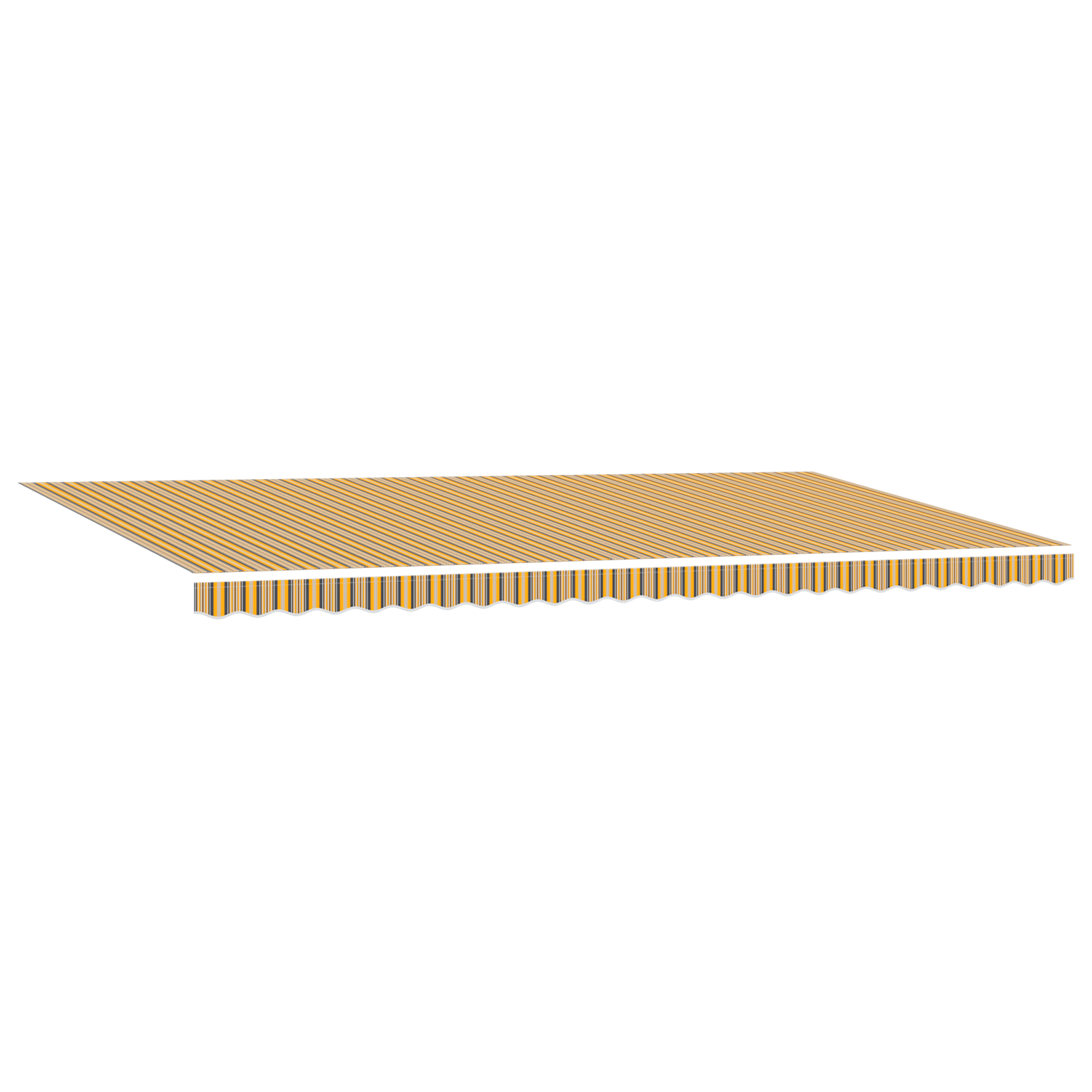 vidaXL Markiză Retractabilă Manuală Stripe Multicolor 600x300 cm