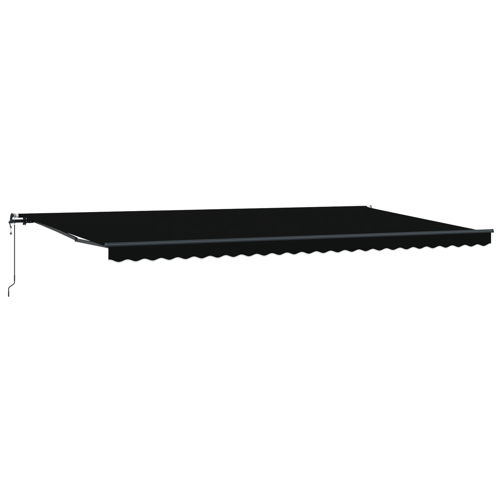vidaXL Obloane retracțabile automate , negre, 600 x 300 cm vidaXL Obloane retracțabile automate , negre, 600 x 300 cm