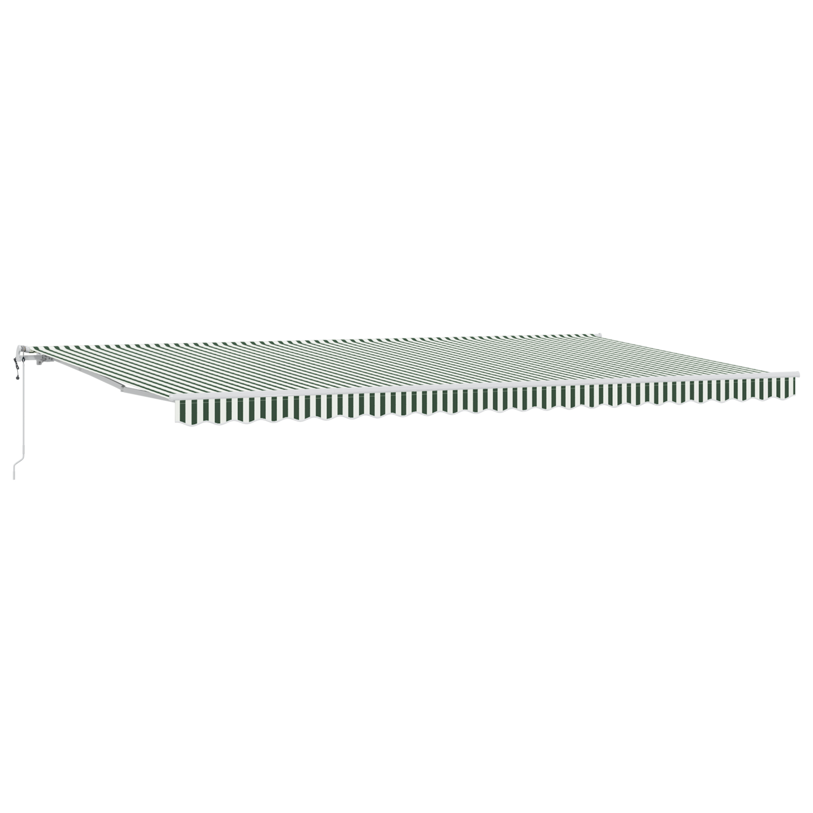 vidaXL Marghieză Verde și alb 600 × 300 cm Verde și alb