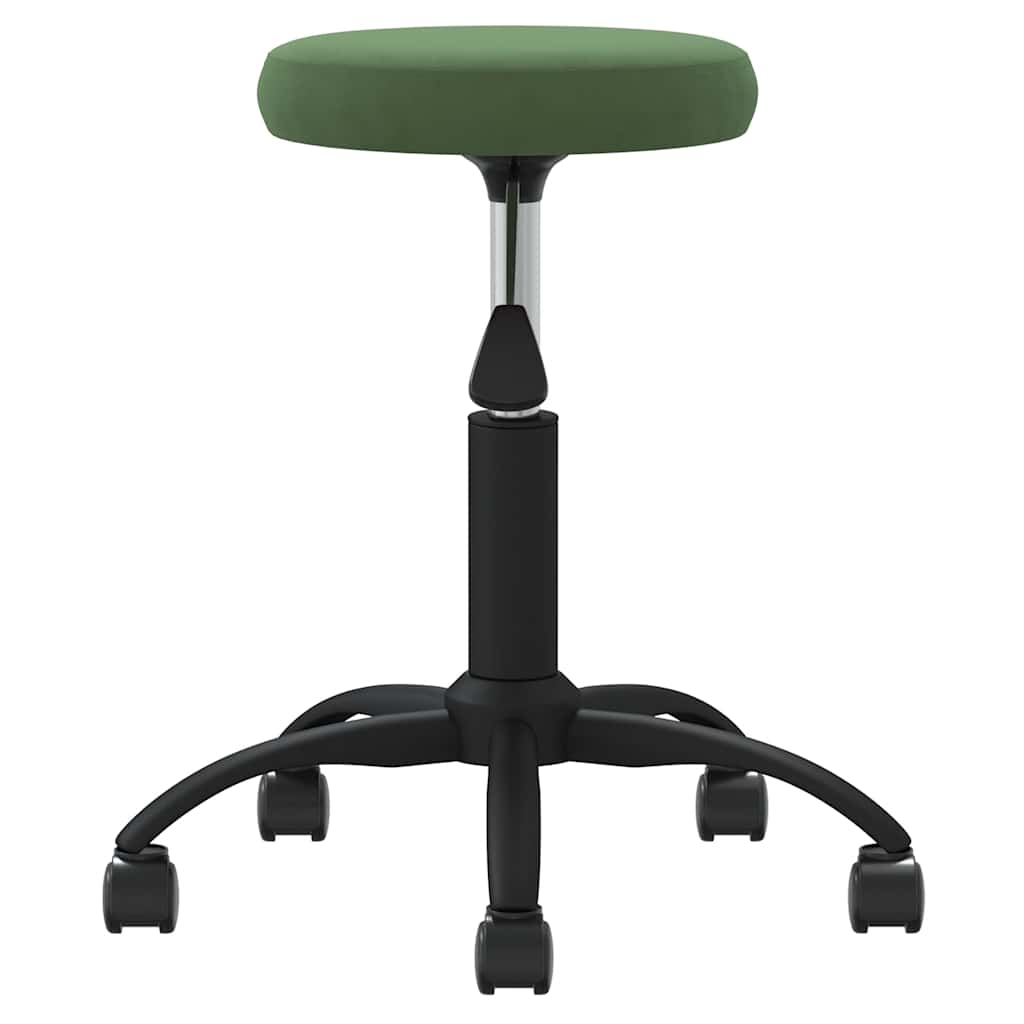 vidaXL Scaun pivotant de birou catifea verde închis vidaXL Scaun pivotant de birou catifea verde închis