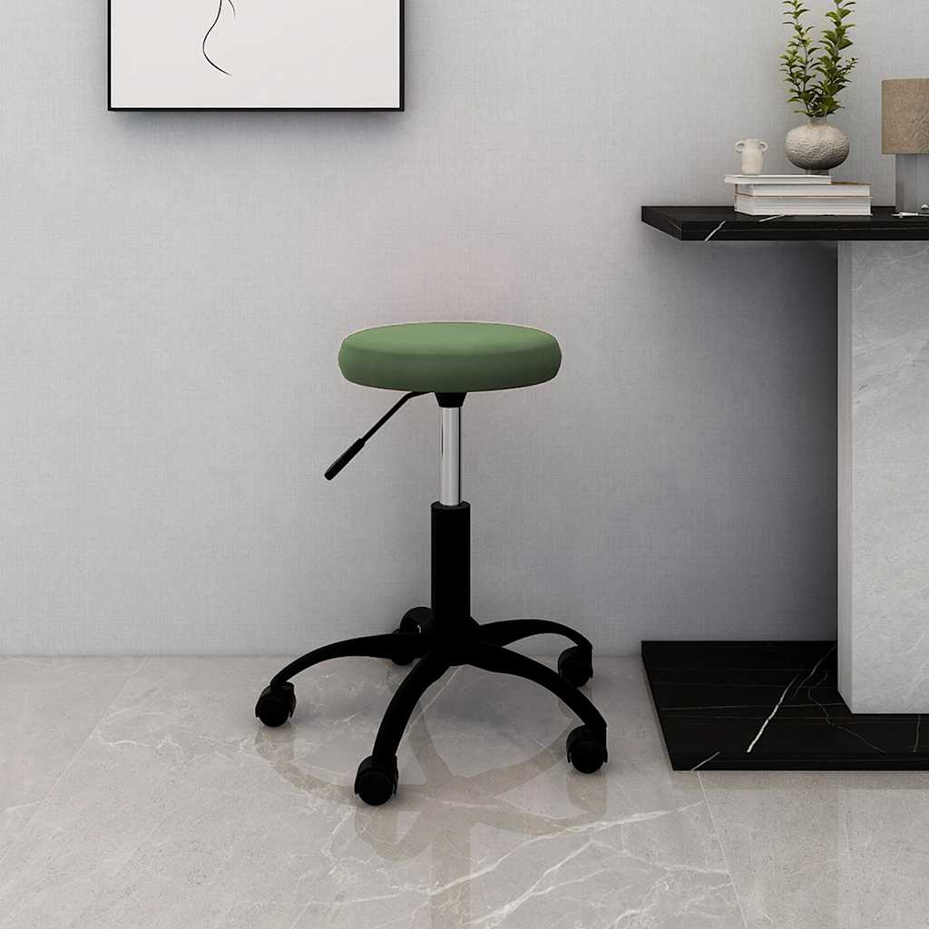 vidaXL Scaun pivotant de birou catifea verde închis vidaXL Scaun pivotant de birou catifea verde închis