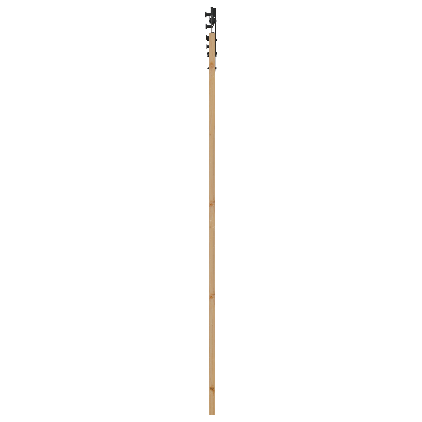 vidaXL Ușă Glisantă ORKDAL Set de 2 Natural și negru Lemn, Metal