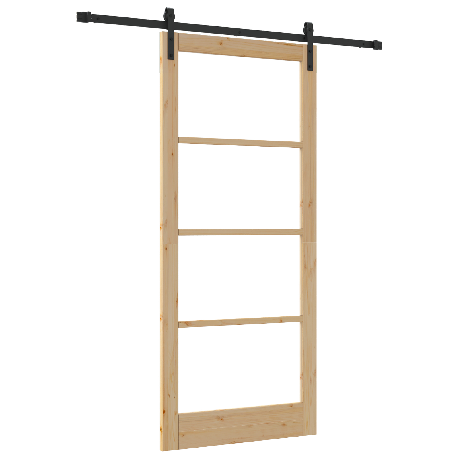 vidaXL Ușă glisantă ORKDAL Maro 93 x 211 cm Lemn masiv de pin vidaXL Ușă glisantă ORKDAL Maro 93 x 211 cm Lemn masiv de pin